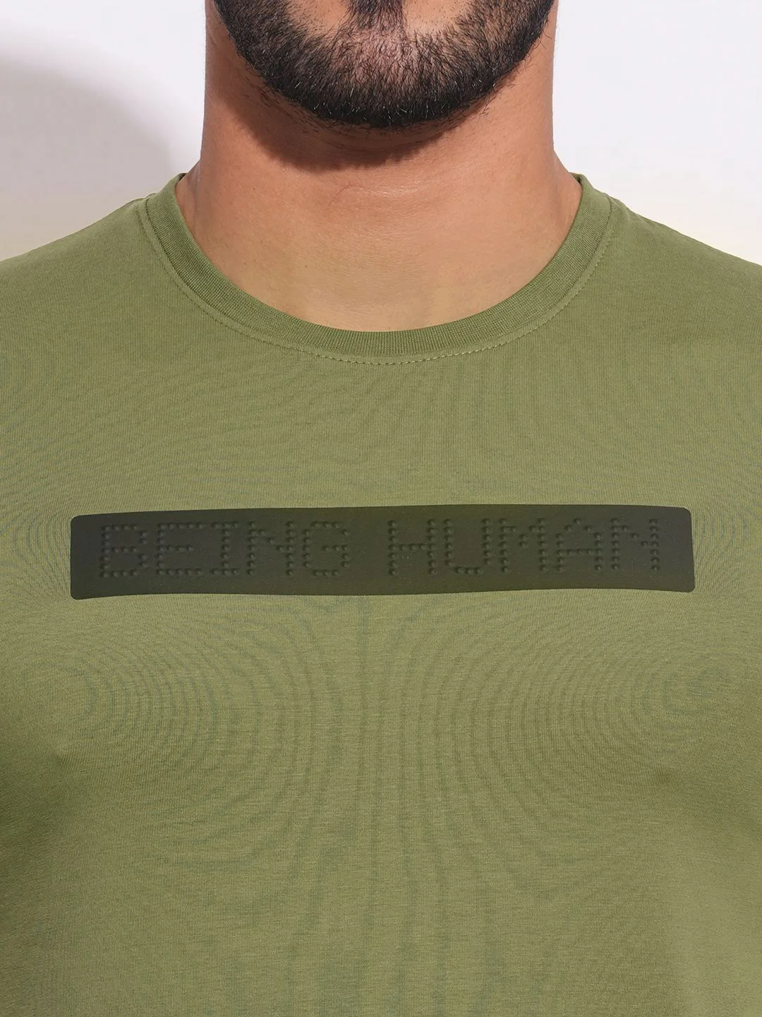 Being Human Men Typography Printed Round Neck Cotton Slim Fit T-shirt - Image 2