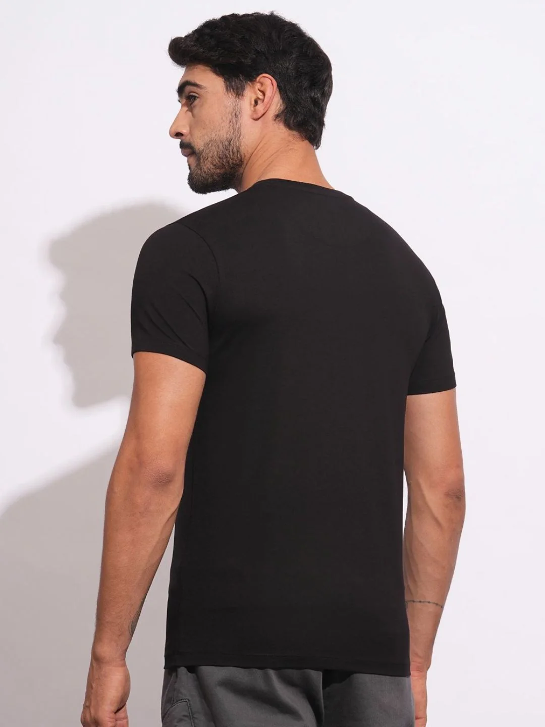 Being Human Men Typography Printed Round Neck Cotton Slim Fit T-shirt - Image 5