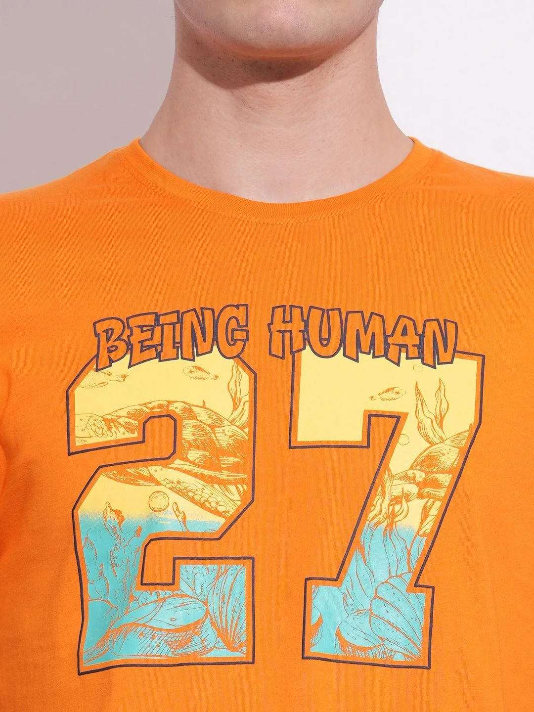 Being Human Men Typography Printed Round Neck Cotton T-shirt - Image 2