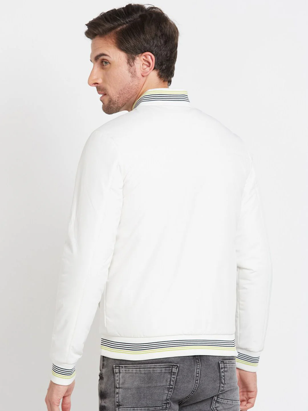Being Human Mock Collar Bomber Jacket - Image 5