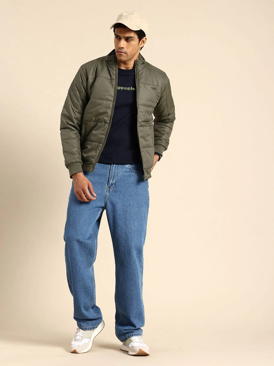 Being Human Mock Collar Bomber Jacket - Image 4