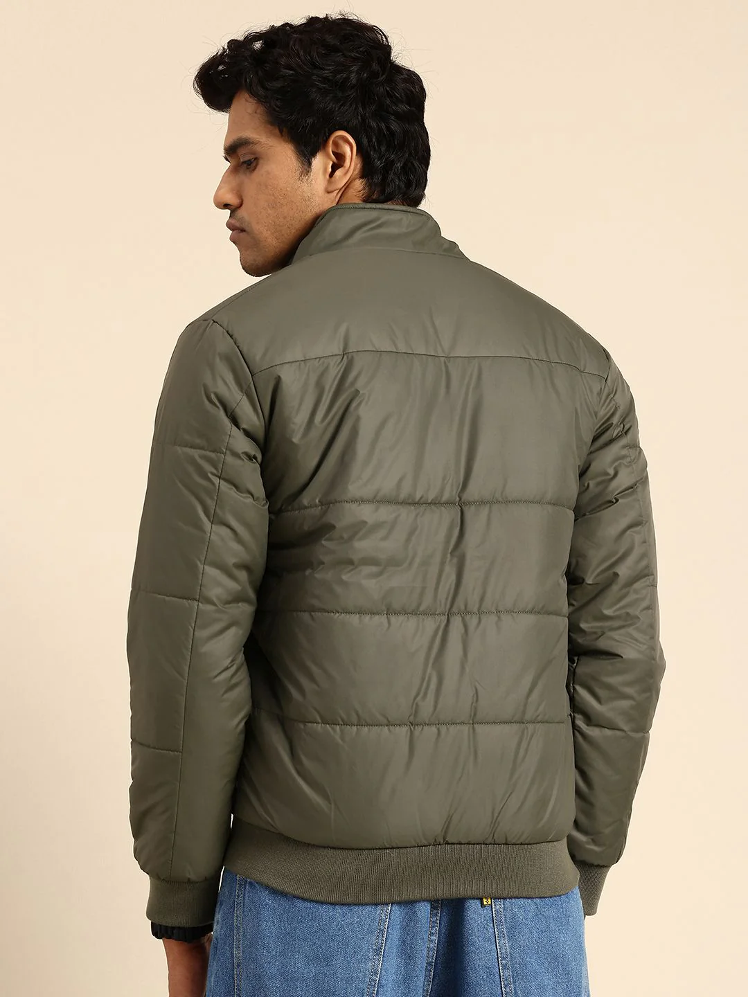 Being Human Mock Collar Bomber Jacket - Image 5