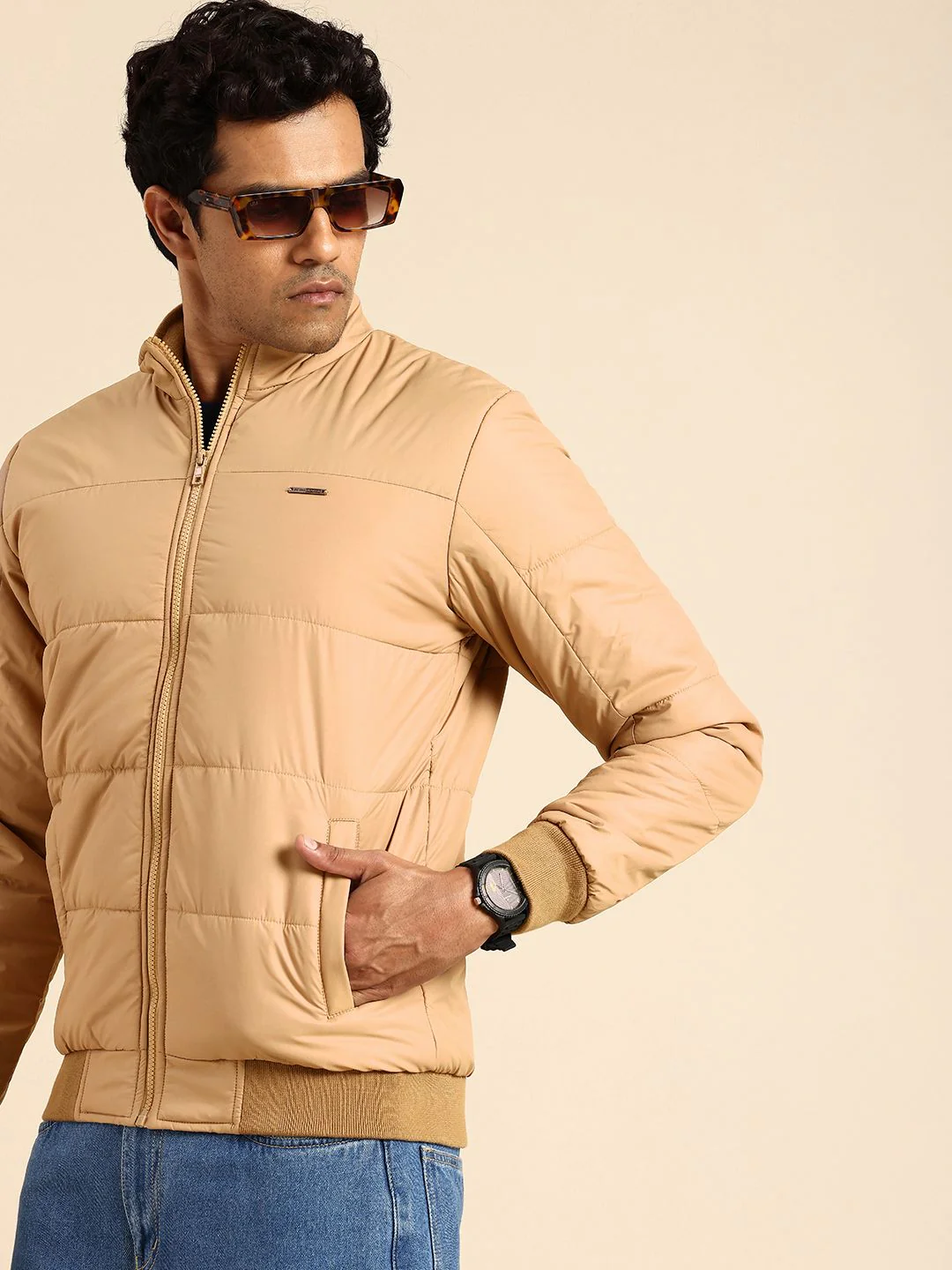 Being Human Mock Collar Bomber Jacket
