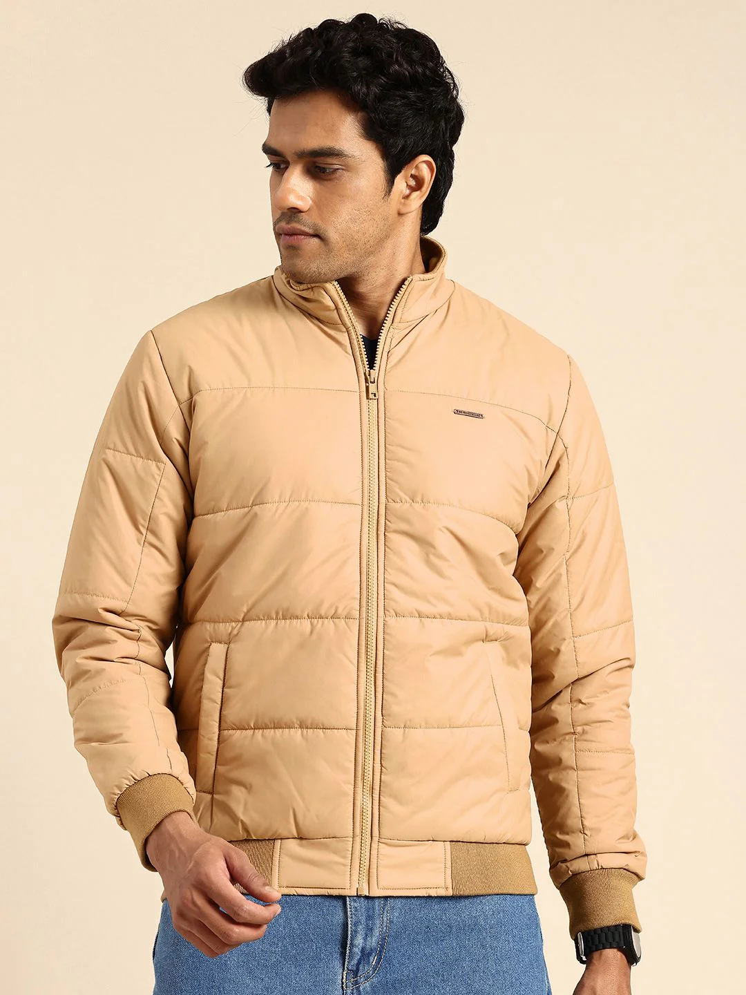 Being Human Mock Collar Bomber Jacket - Image 3