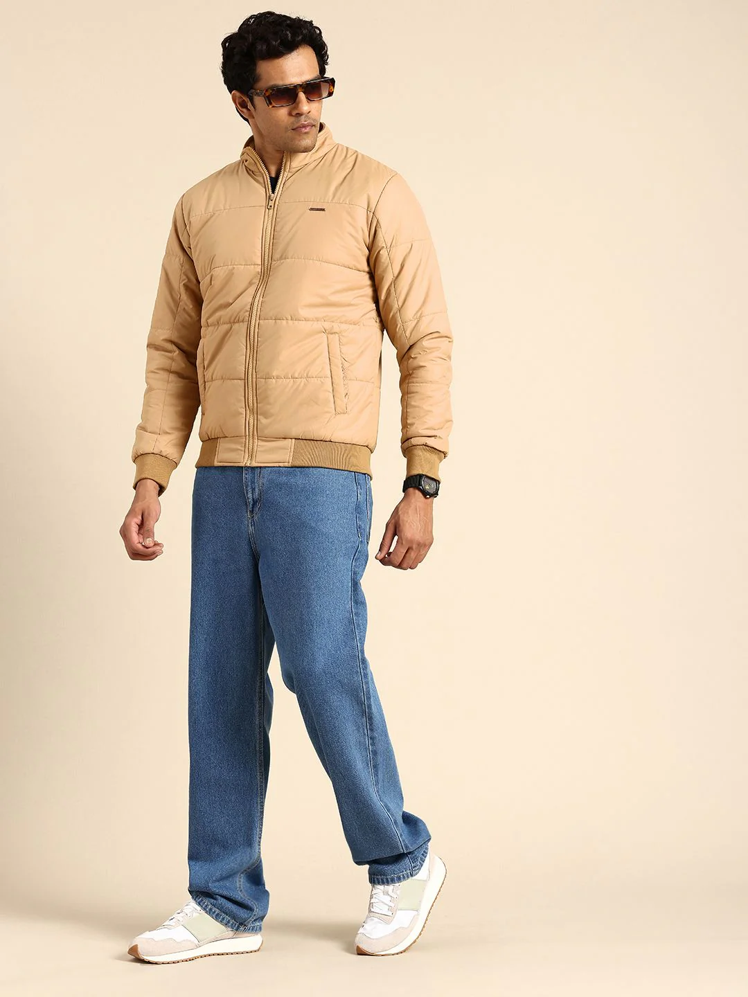 Being Human Mock Collar Bomber Jacket - Image 4