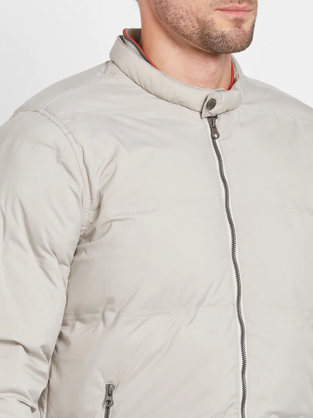 Being Human Mock Collar Puffer Jacket - Image 2
