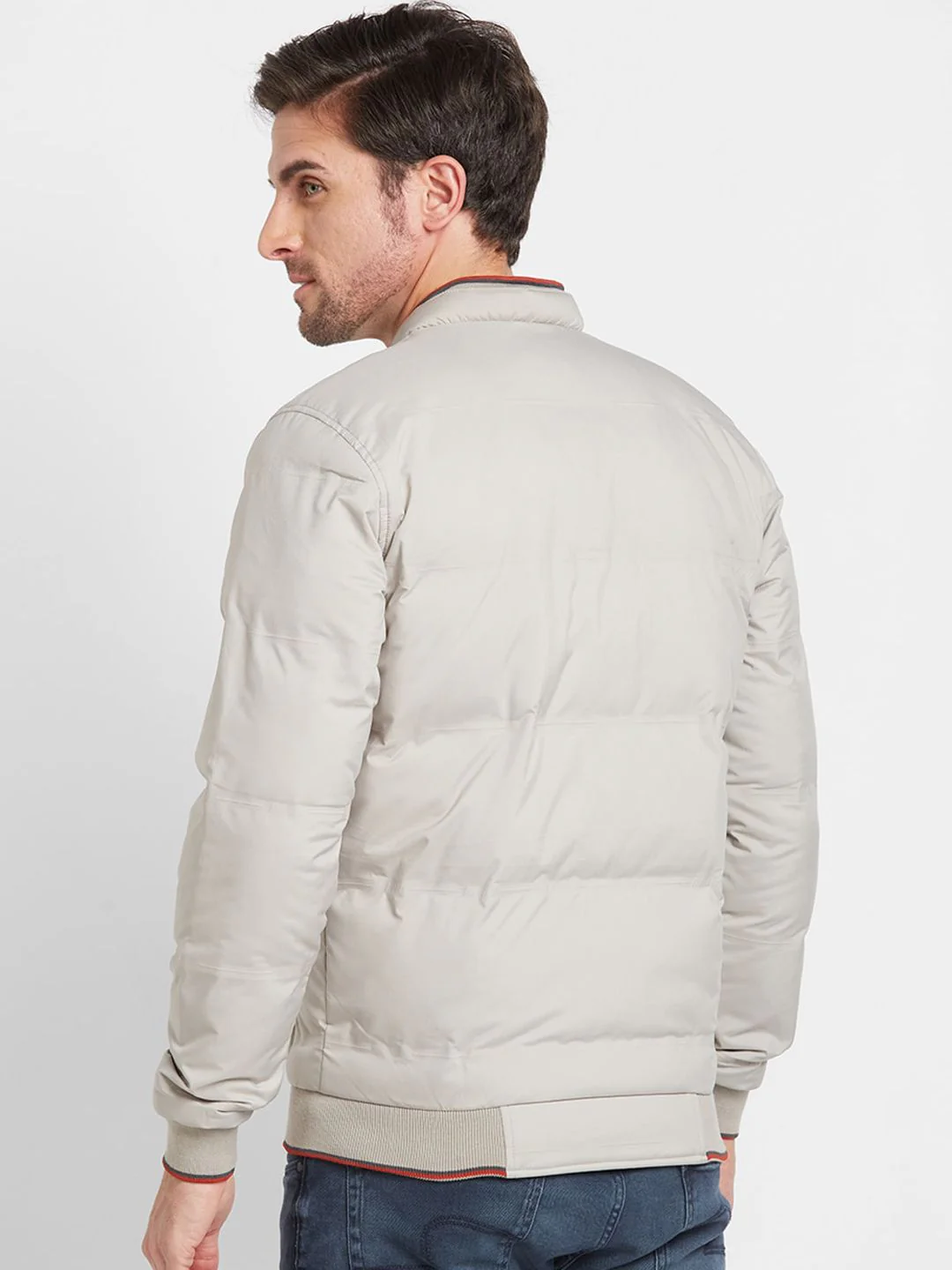 Being Human Mock Collar Puffer Jacket - Image 5