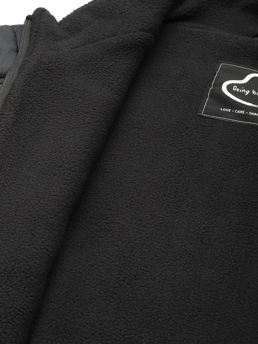 Being Human Mock Collar Quilted Jacket - Image 7