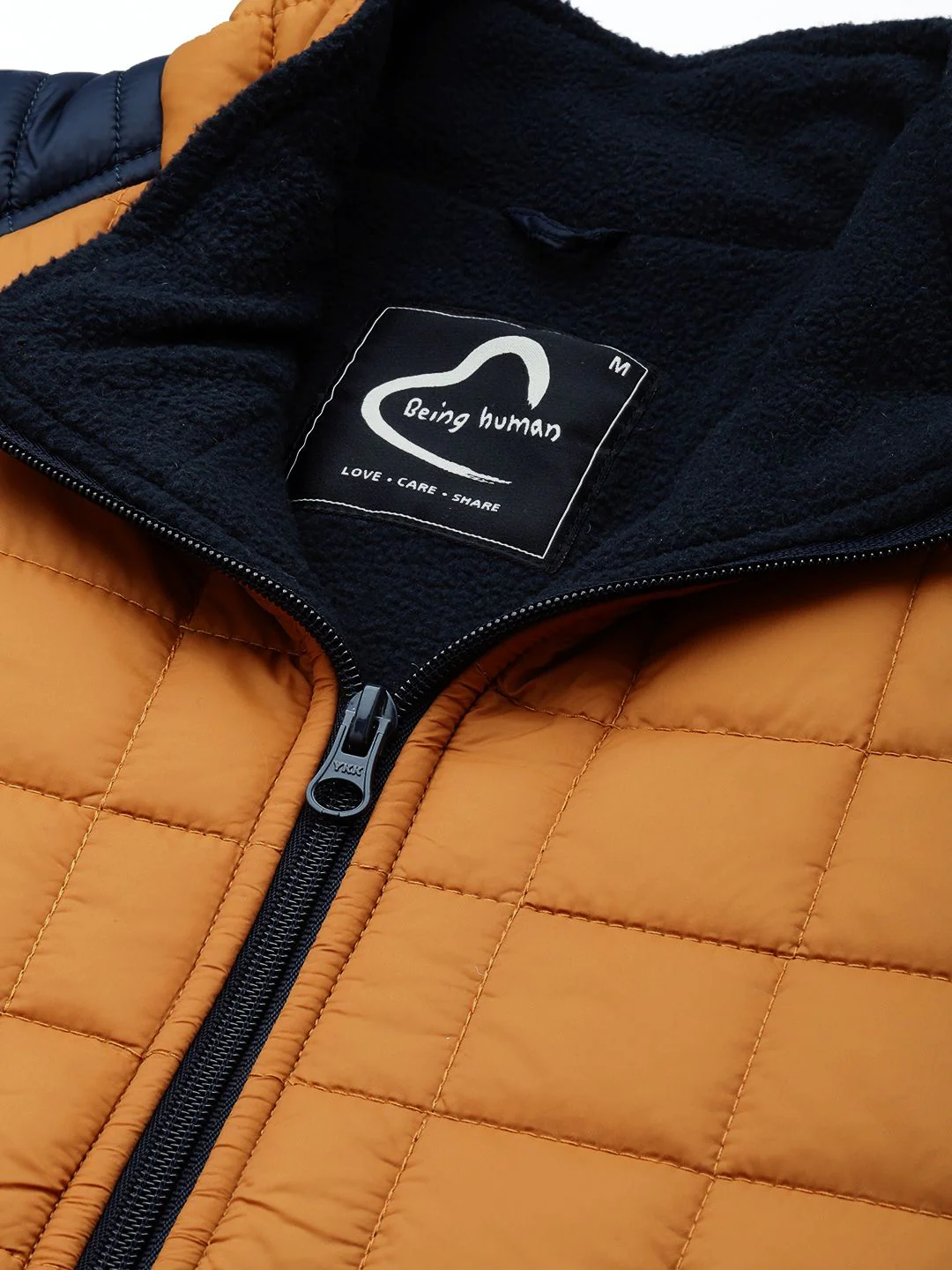 Being Human Mock Collar Quilted Jacket - Image 2