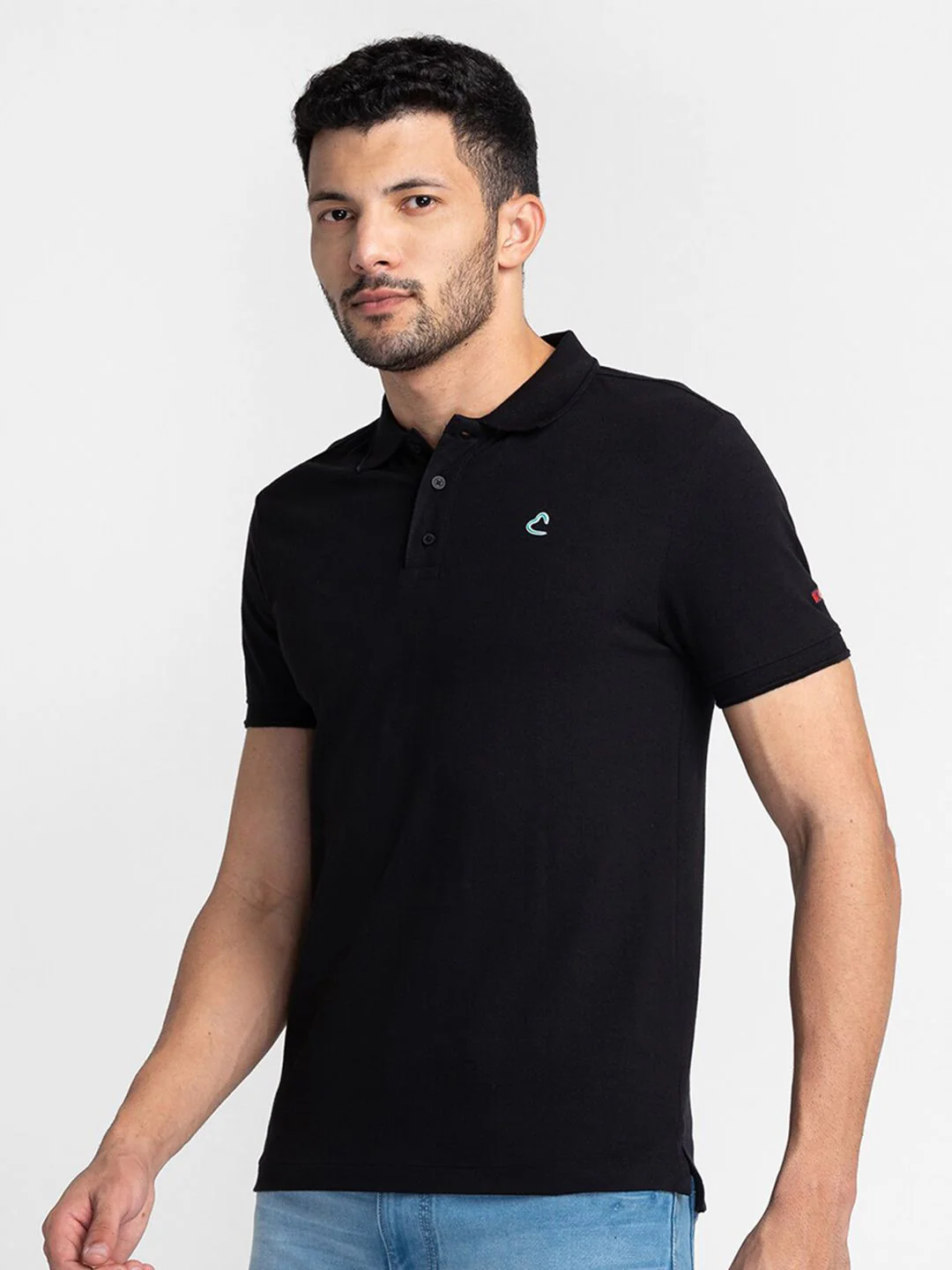 Being Human Polo Collar Cotton T-shirt - Image 3