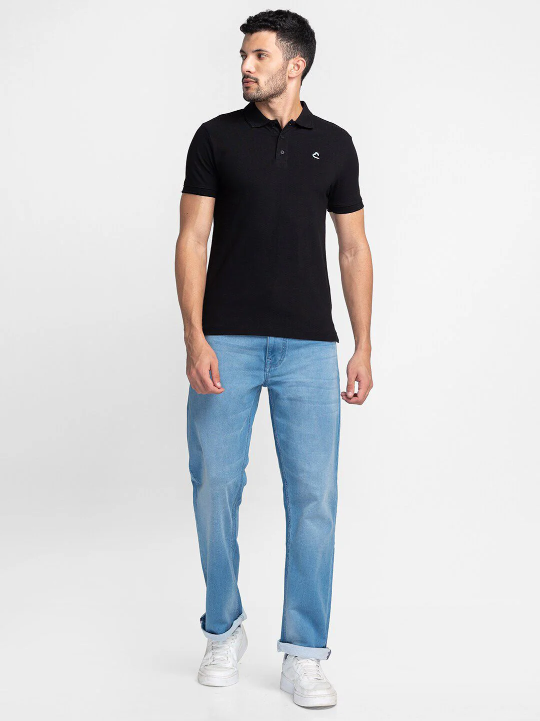 Being Human Polo Collar Cotton T-shirt - Image 4