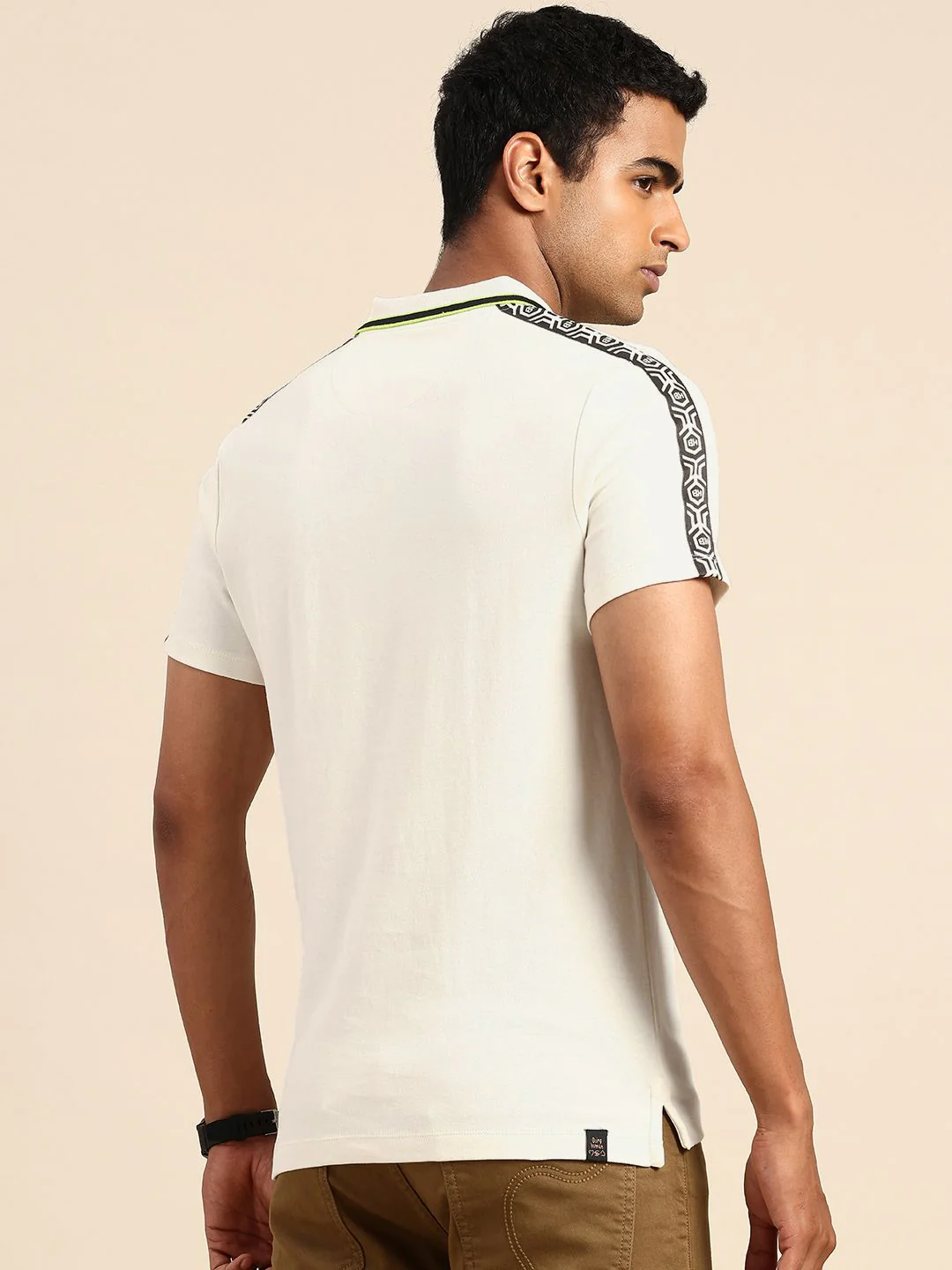 Being Human Polo Collar Pure Cotton T-shirt - Image 5