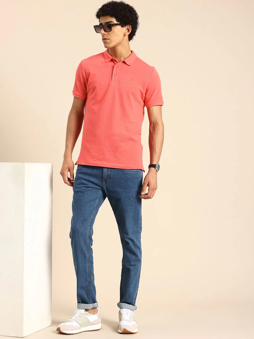 Being Human Polo Collar Pure Cotton T-shirt - Image 4