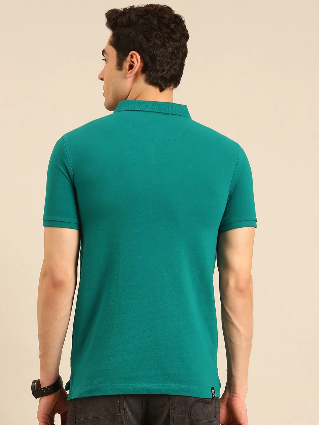 Being Human Polo Collar Pure Cotton T-shirt - Image 5
