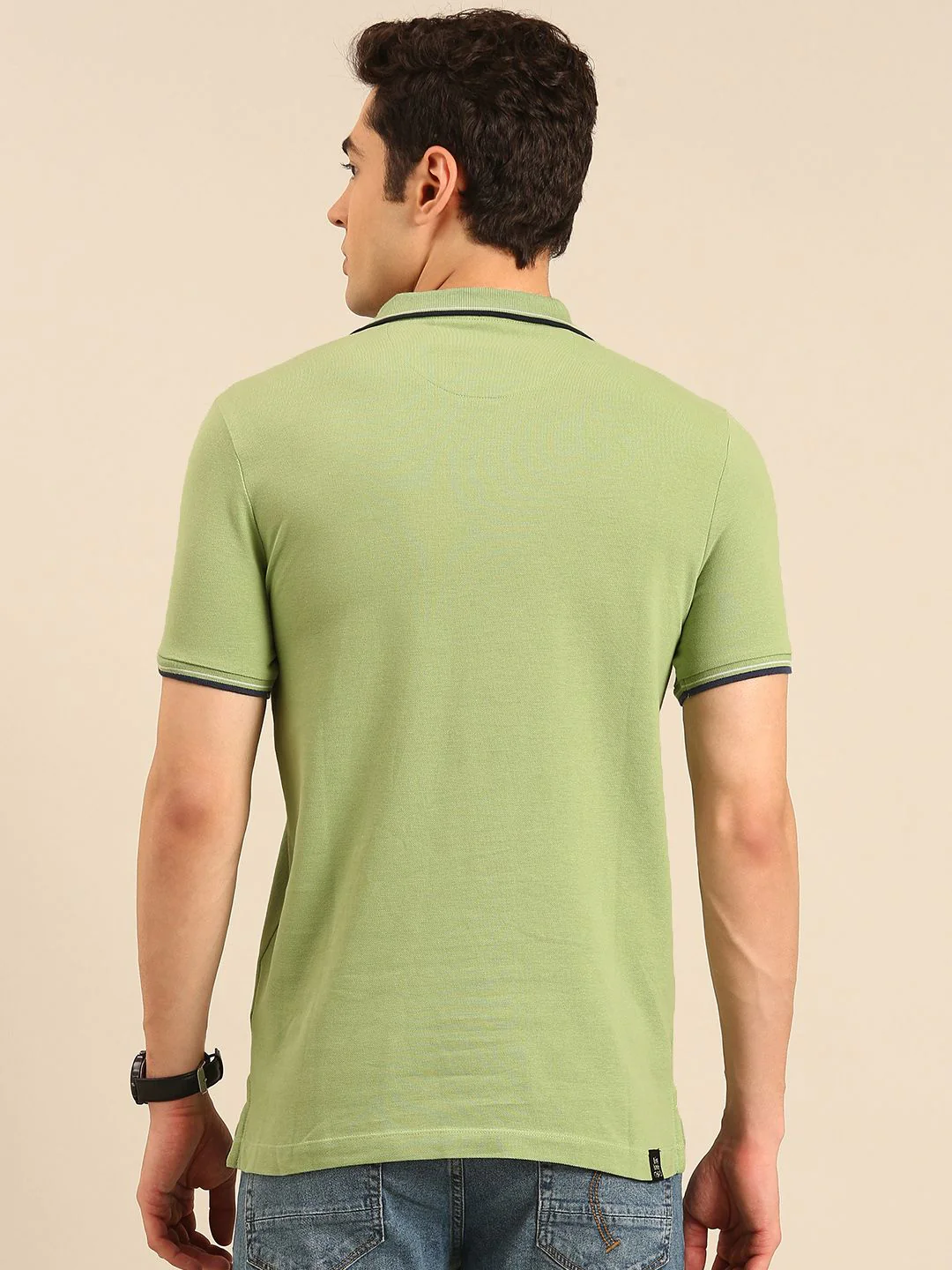 Being Human Polo Collar Pure Cotton T-shirt - Image 5