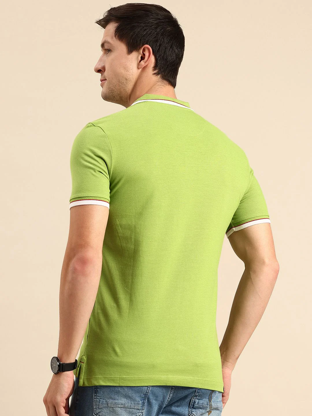 Being Human Polo Collar Pure Cotton T-shirt - Image 5
