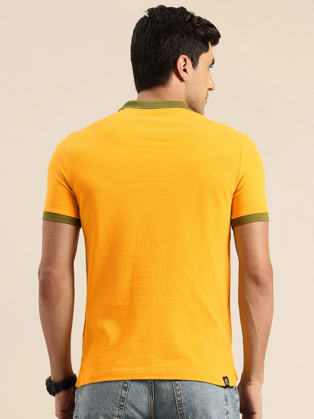 Being Human Polo Collar Pure Cotton T-shirt - Image 5