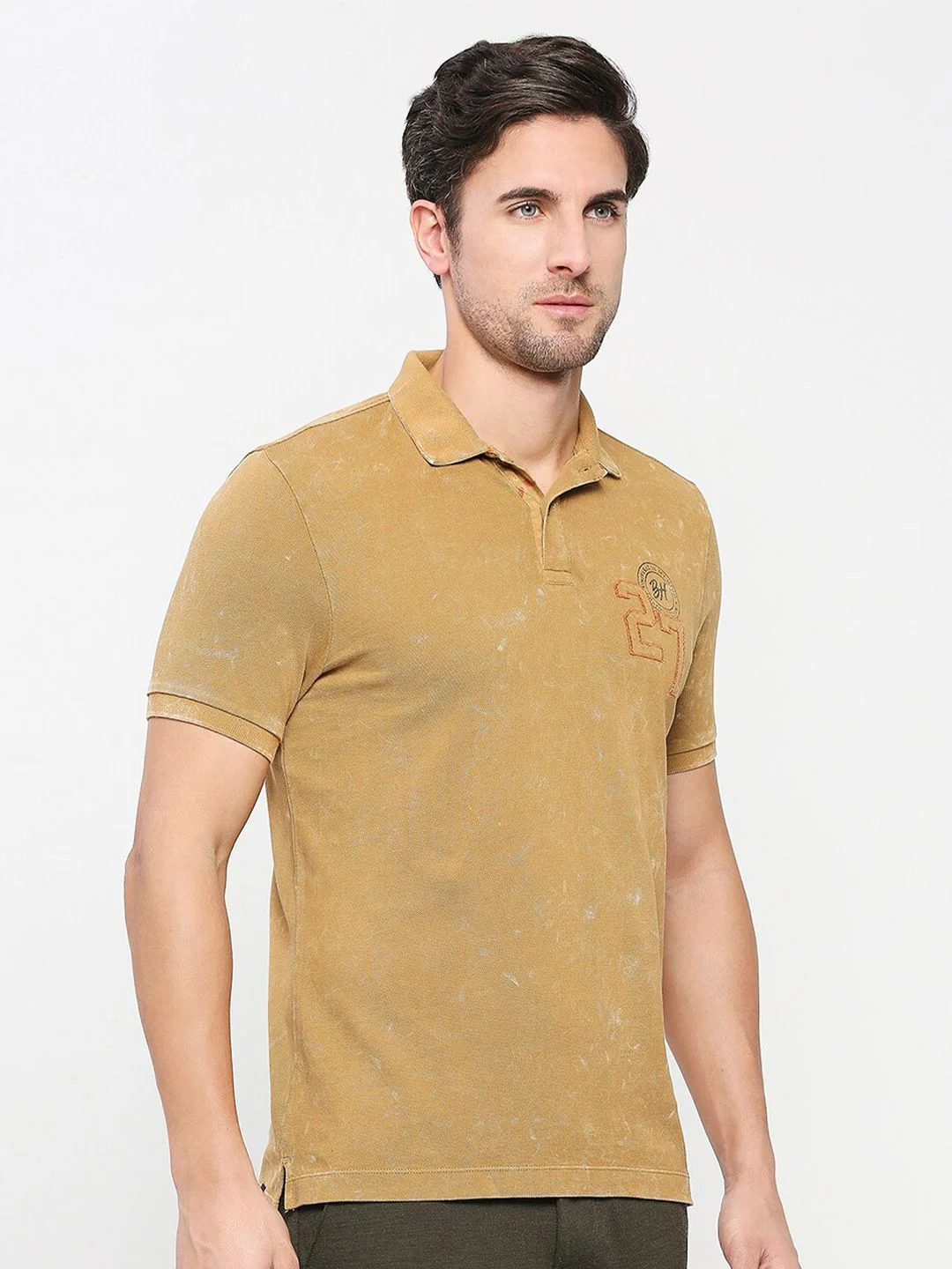 Being Human Polo Collar Regular Fit Cotton Regular T-shirt - Image 3