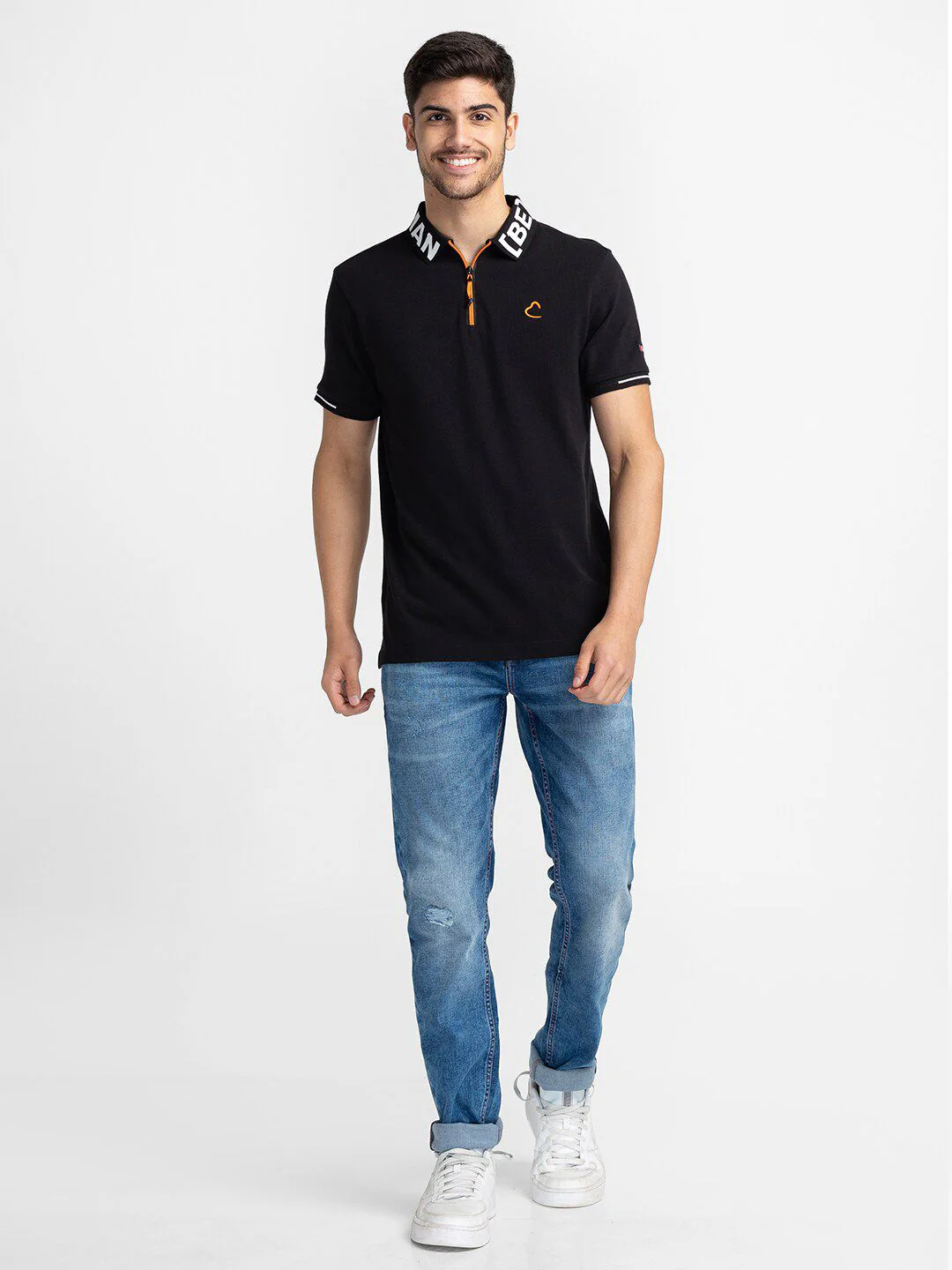Being Human Polo Collar Regular Sleeves T-shirt - Image 4