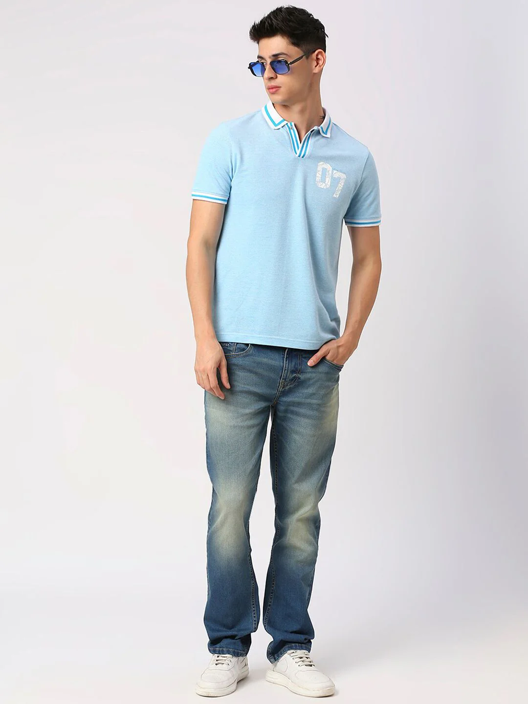 Being Human Polo Collar Short Sleeves Casual T-shirt - Image 6