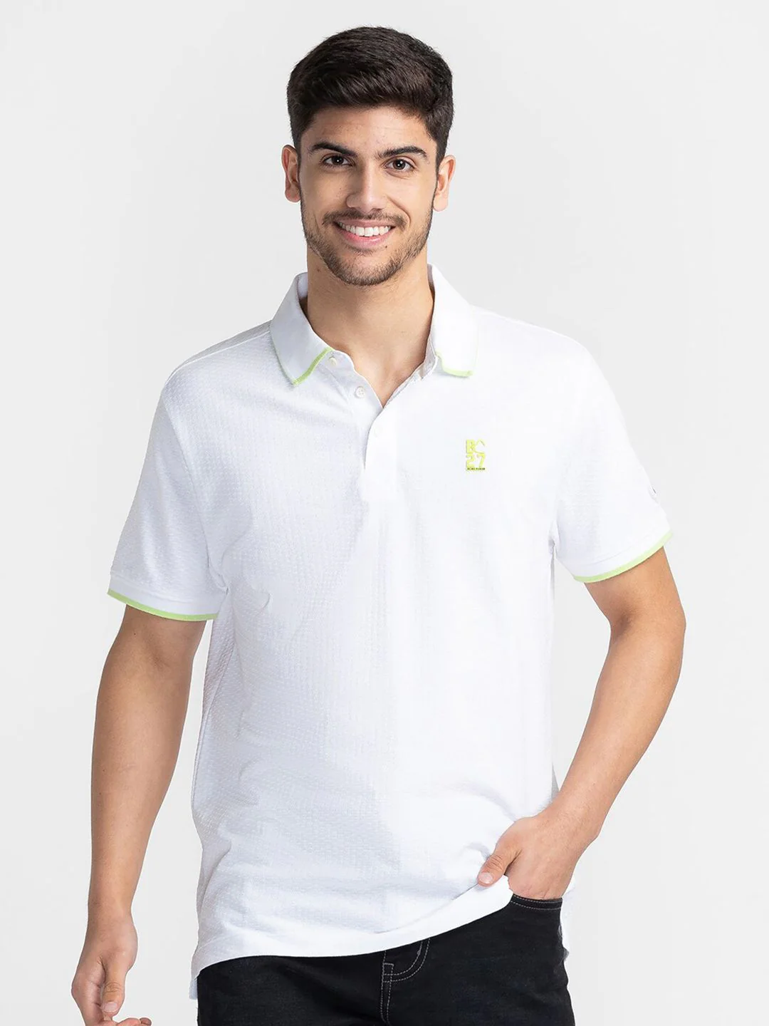 Being Human Polo Collar Short Sleeves T-shirt
