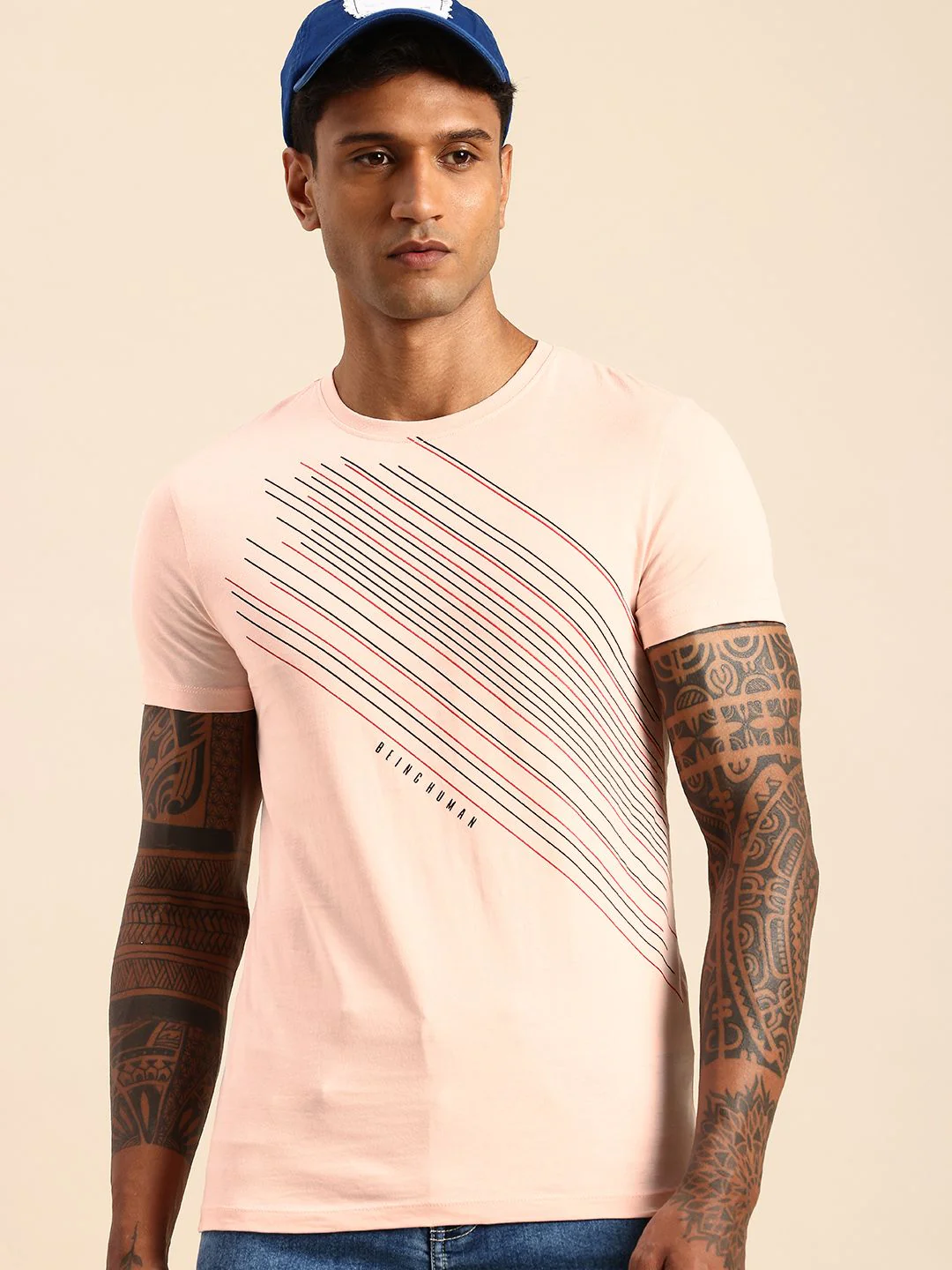 Being Human Printed Pure Cotton T-shirt