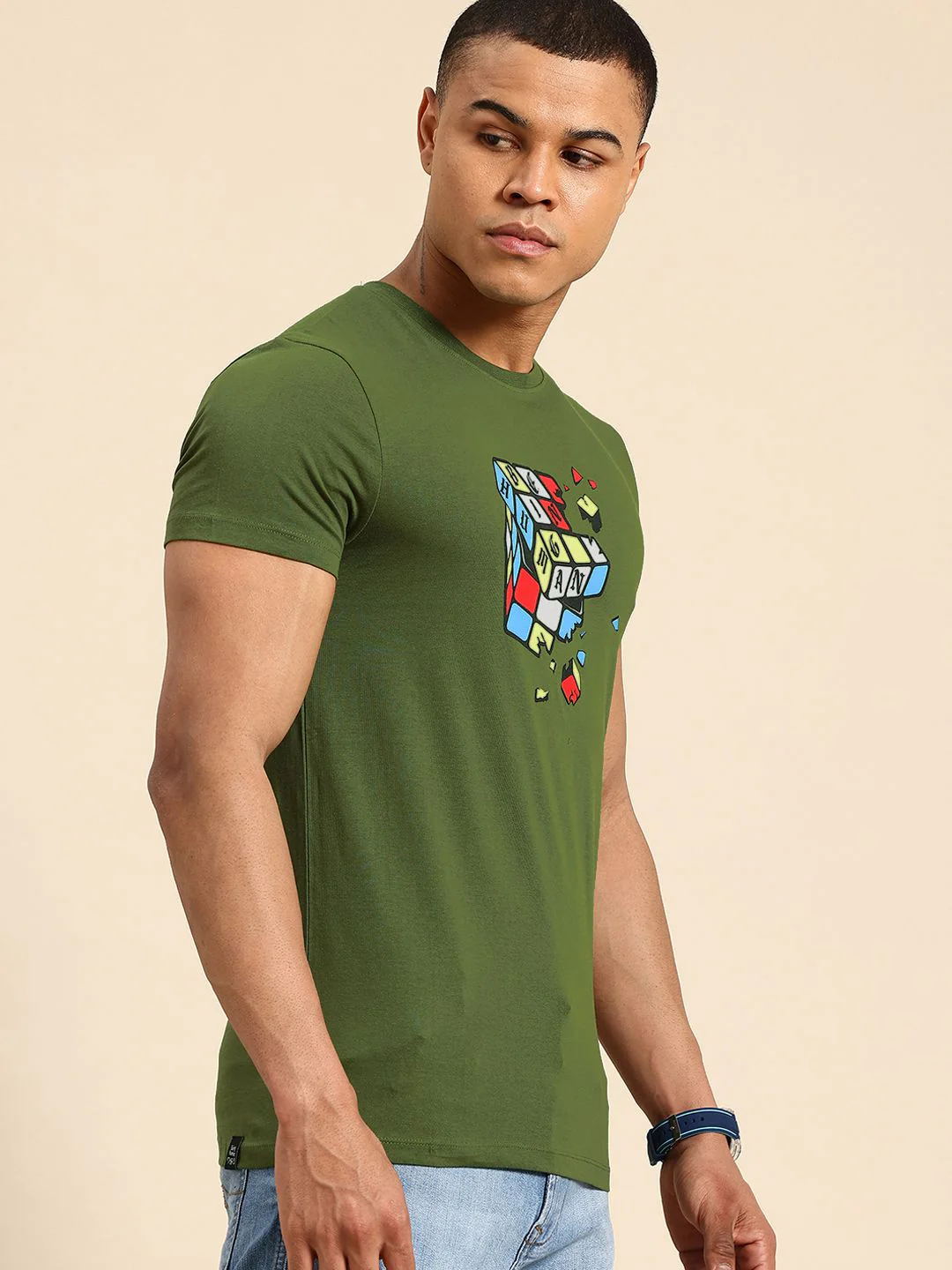 Being Human Printed Pure Cotton T-shirt - Image 3