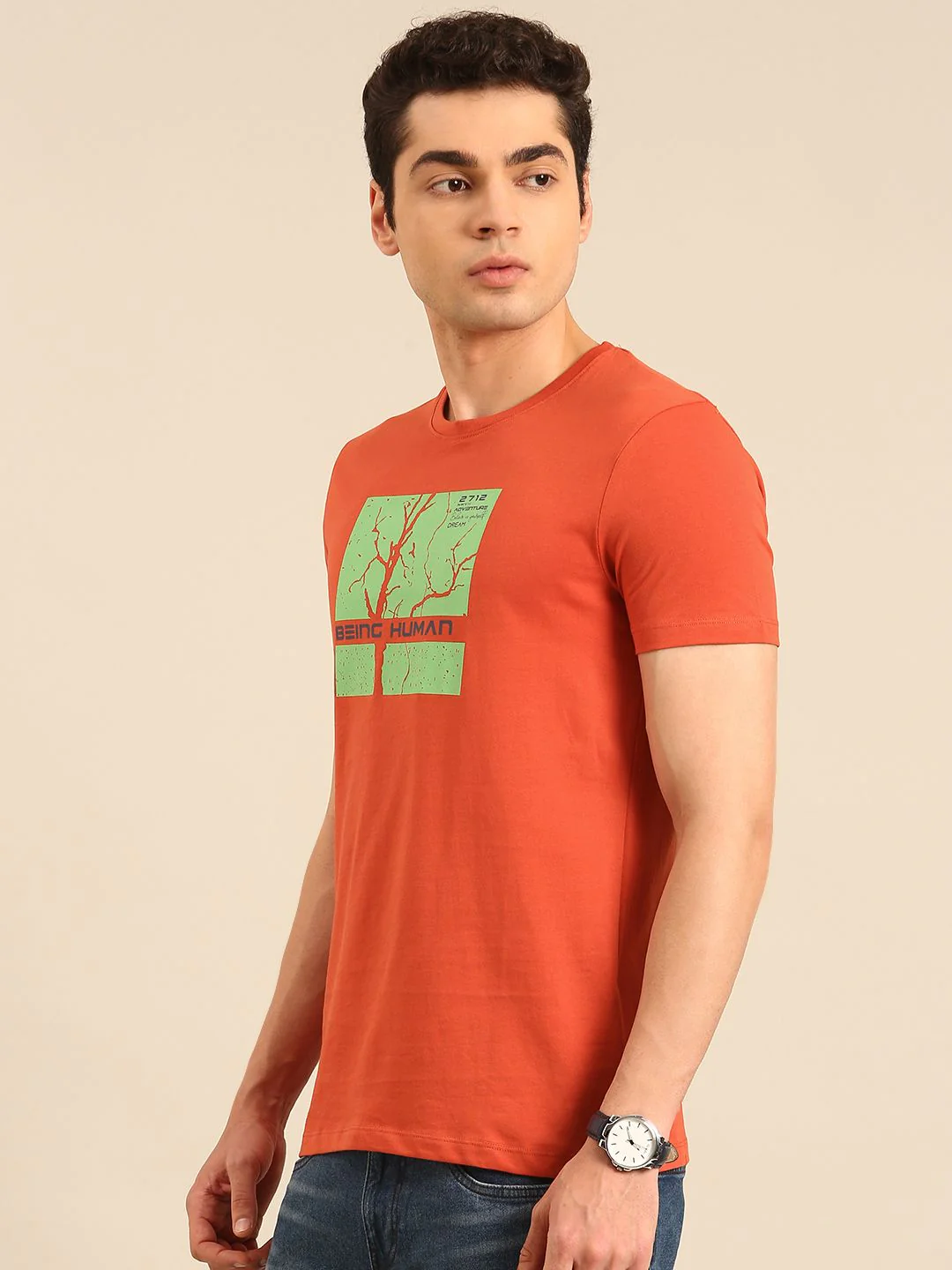 Being Human Printed Pure Cotton T-shirt - Image 3