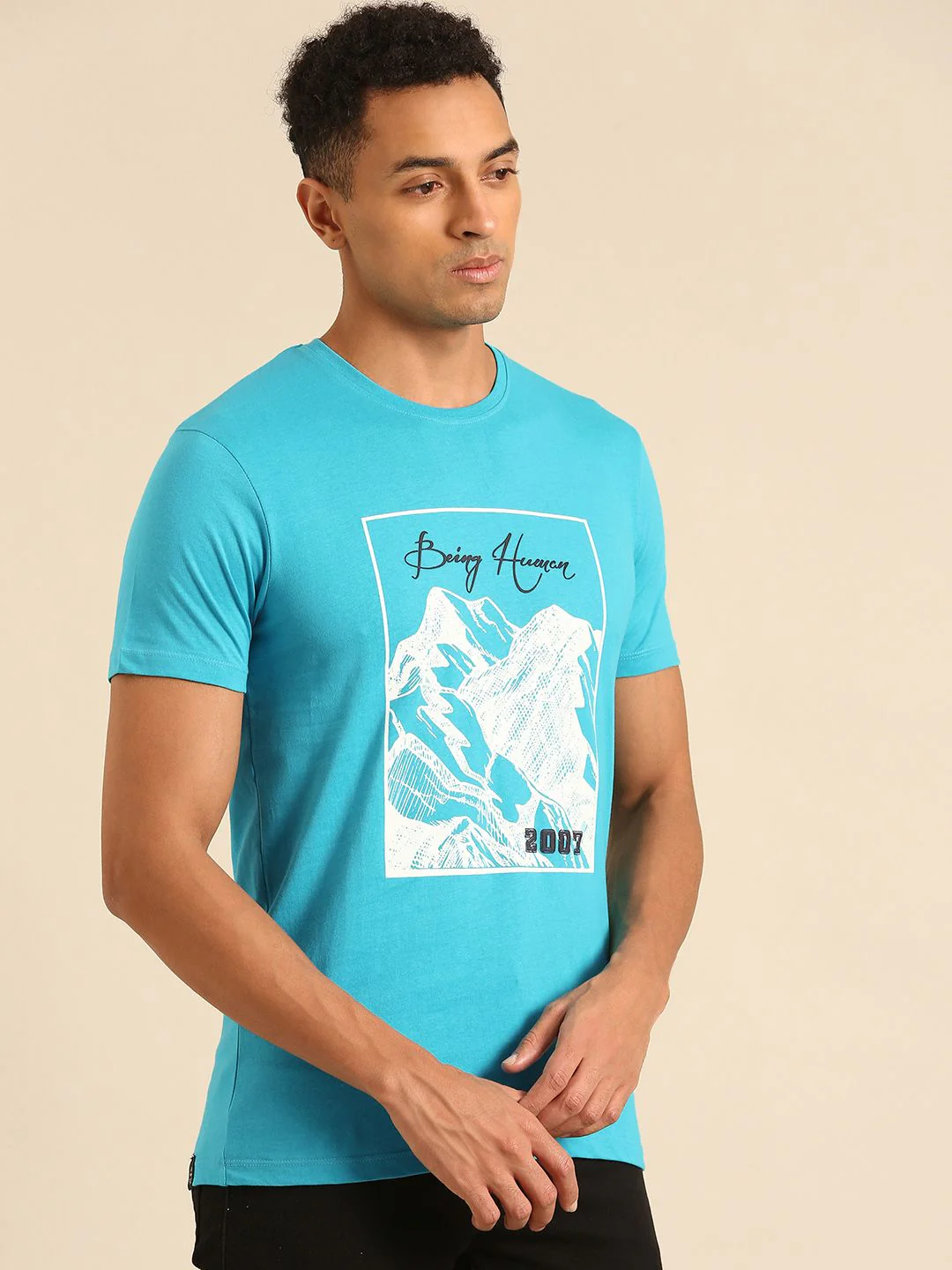 Being Human Printed Pure Cotton T-shirt - Image 3