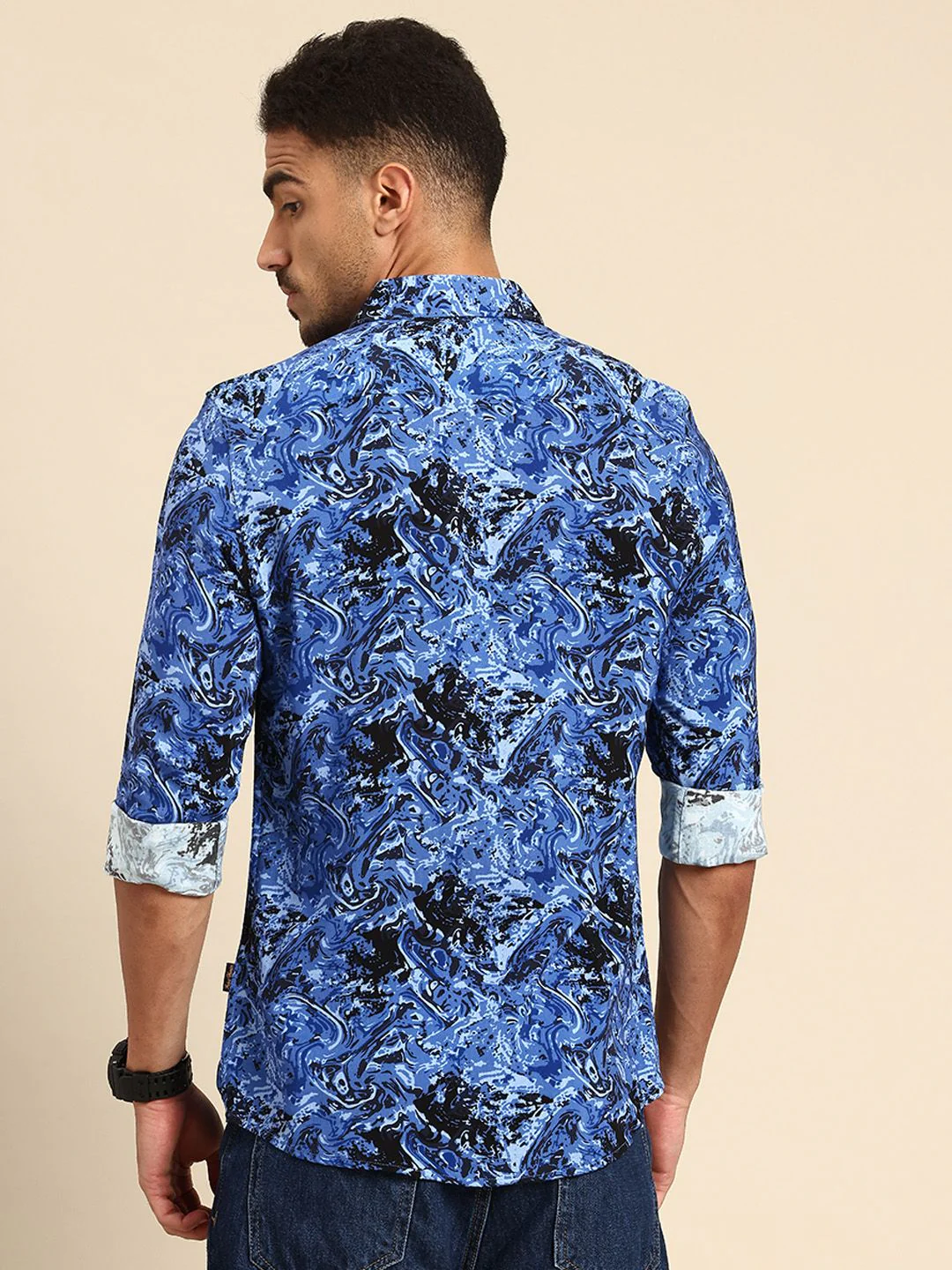 Being Human Printed Slim Fit Casual Shirt - Image 4