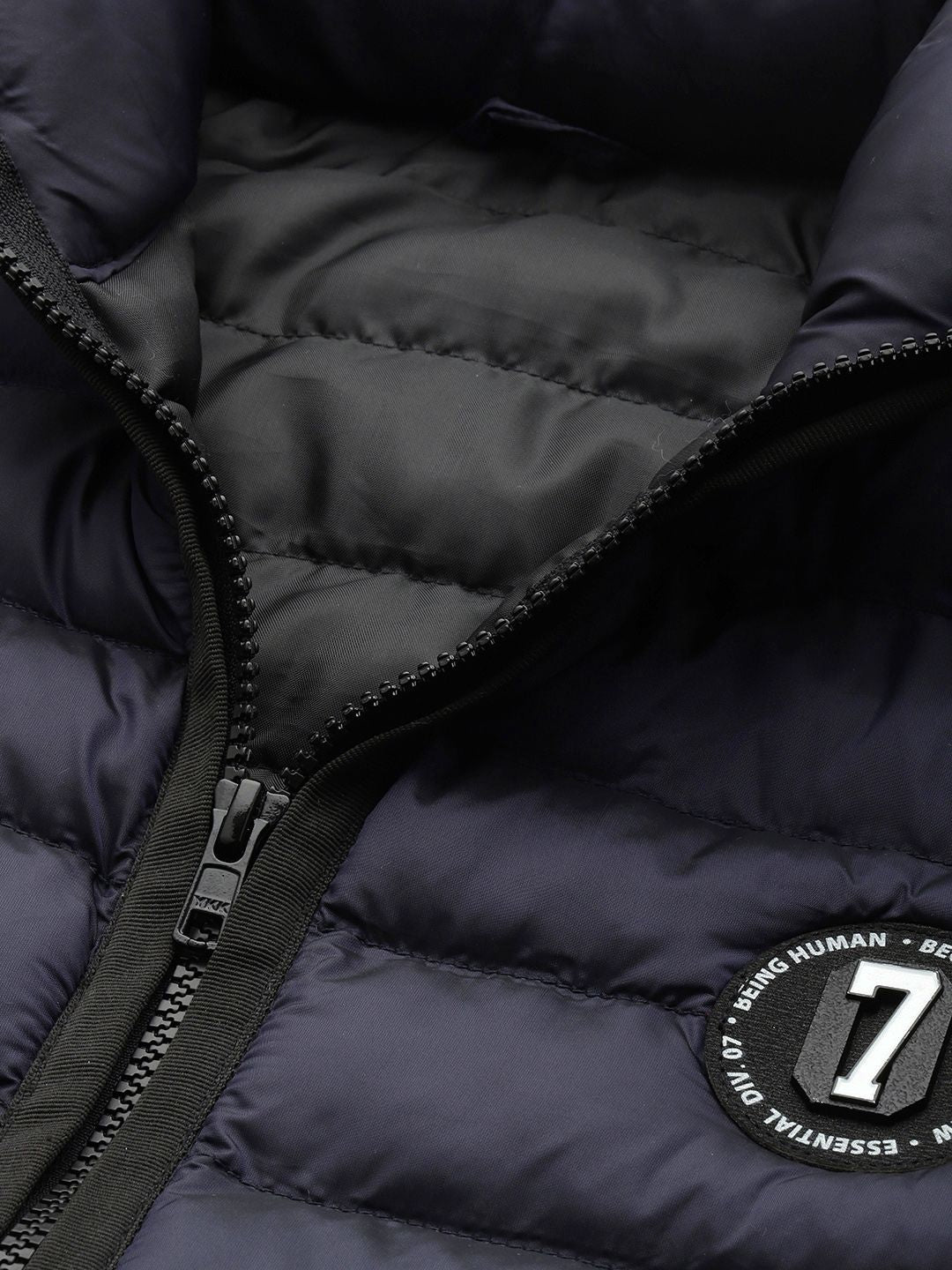 Being Human Puffer Jacket with Applique - Image 2