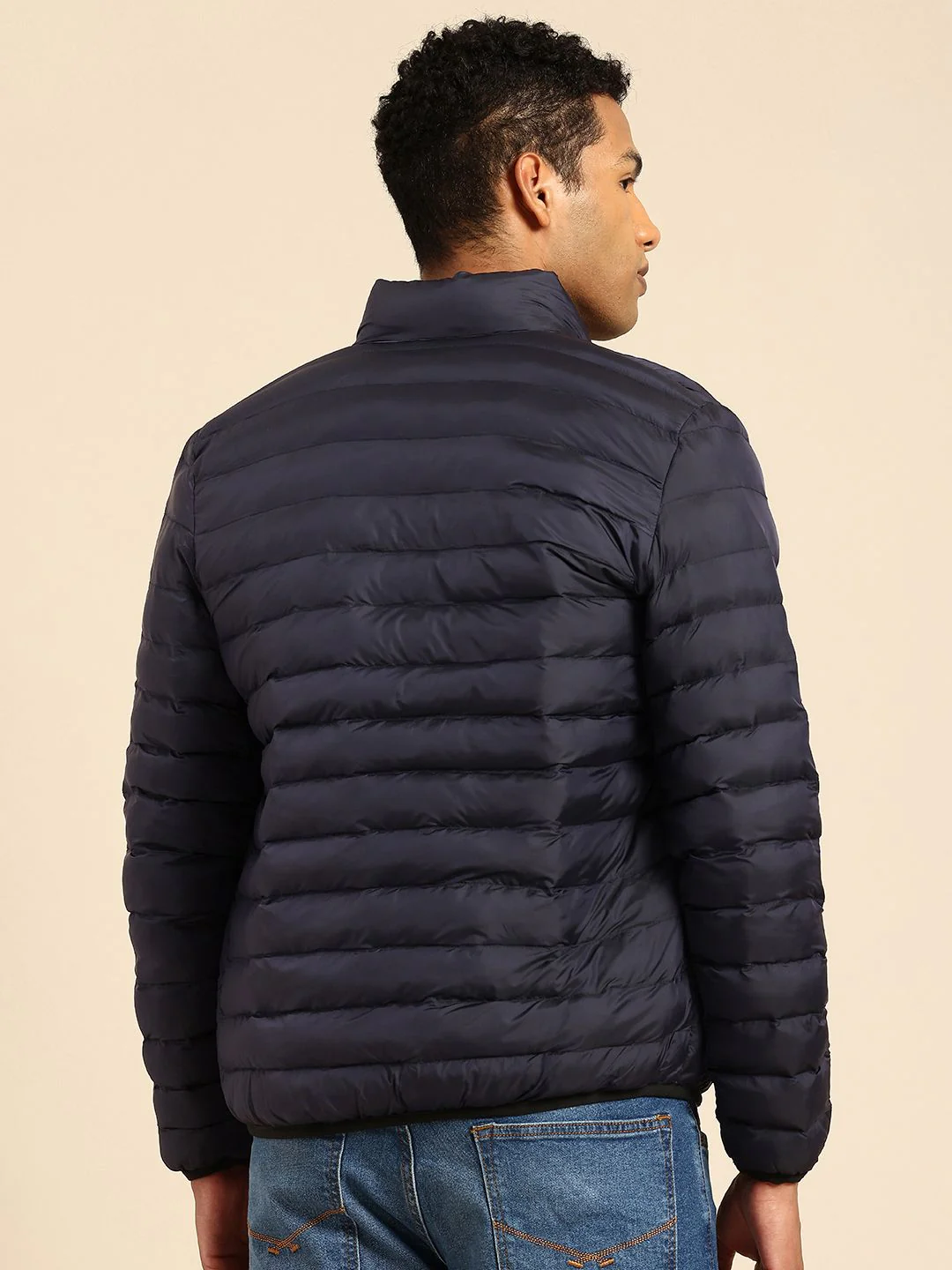 Being Human Puffer Jacket with Applique - Image 5