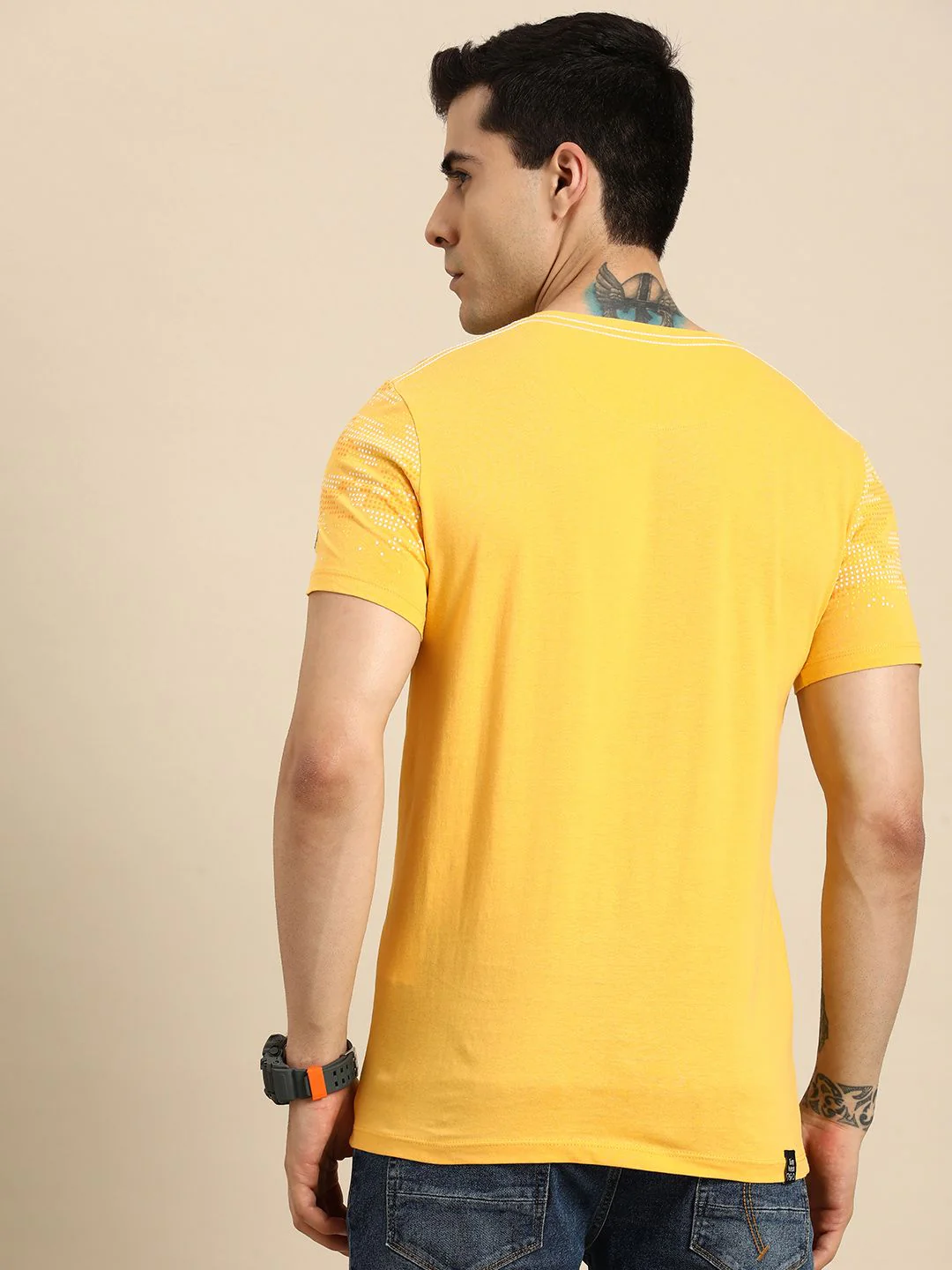 Being Human Pure Cotton Applique T-shirt - Image 5