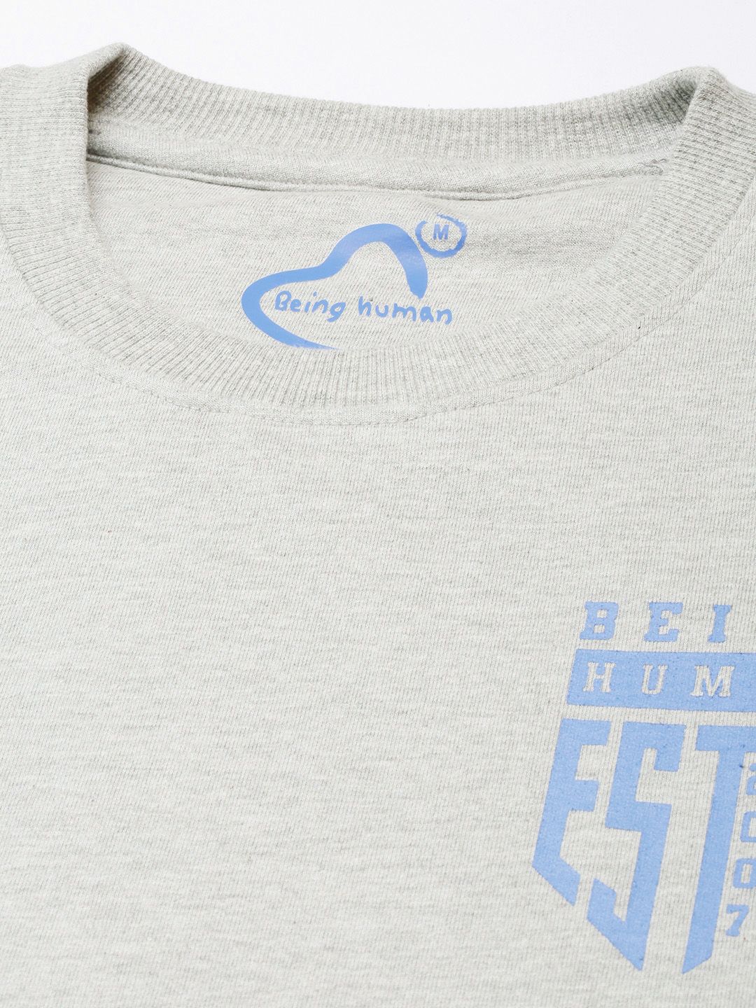 Being Human Pure Cotton Brand Logo Printed Sweatshirt - Image 2