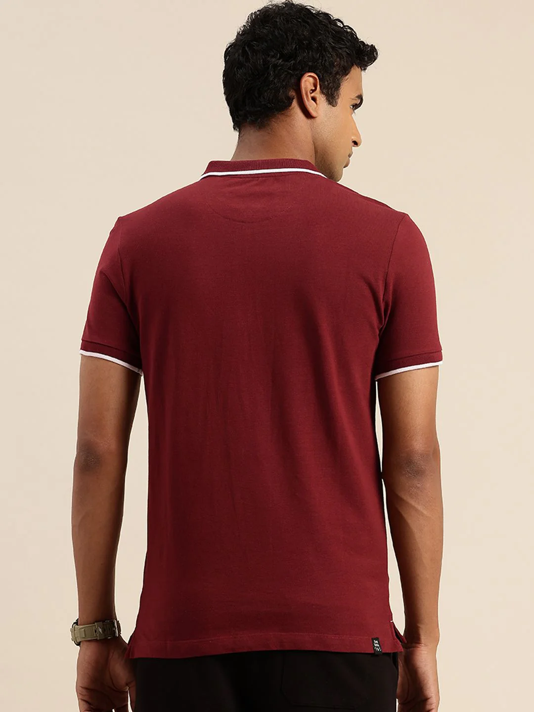 Being Human Pure Cotton Polo Collar Casual T-shirt - Image 5