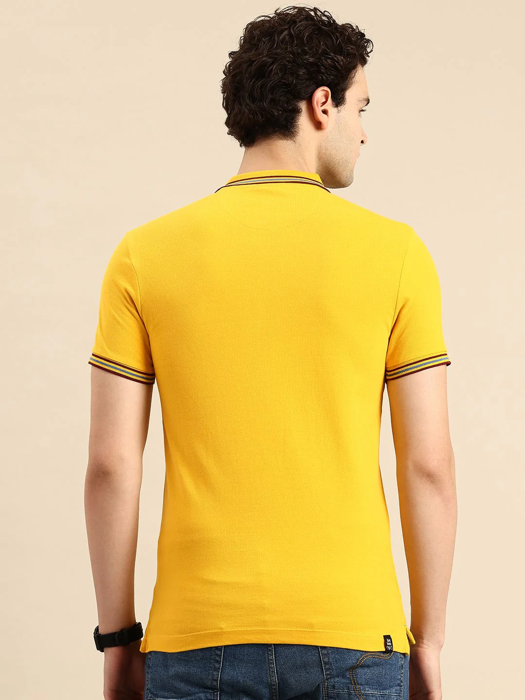 Being Human Pure Cotton Polo Collar Casual T-shirt - Image 5
