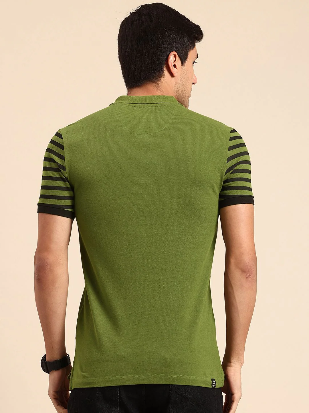 Being Human Pure Cotton Polo Collar T-shirt - Image 5