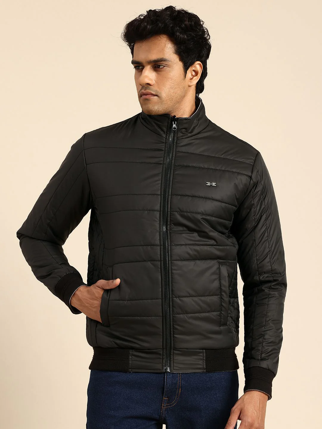Being Human Reversible Padded Bomber Jacket - Image 2