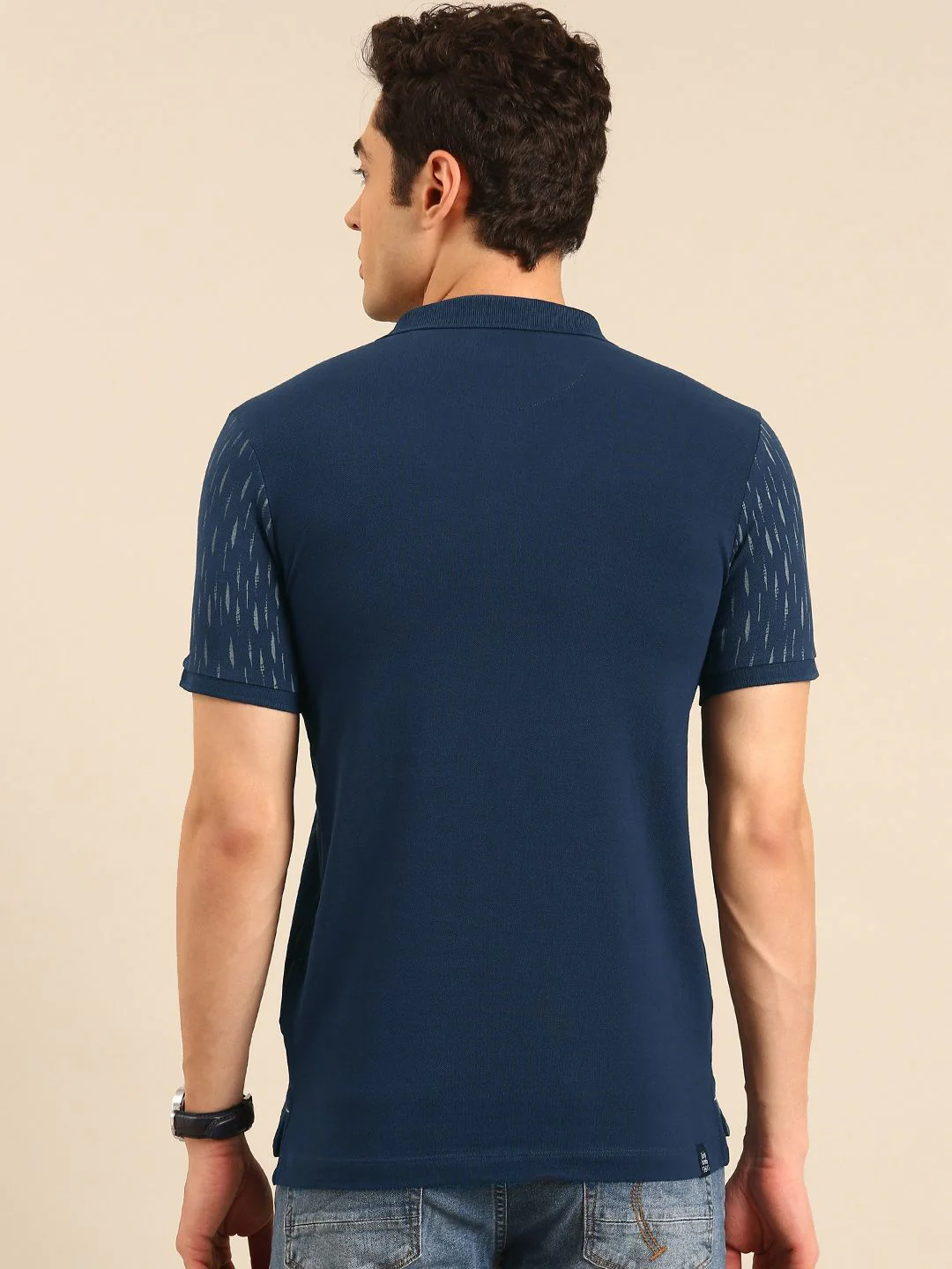 Being Human Self Design Polo Collar Pure Cotton T-shirt - Image 5