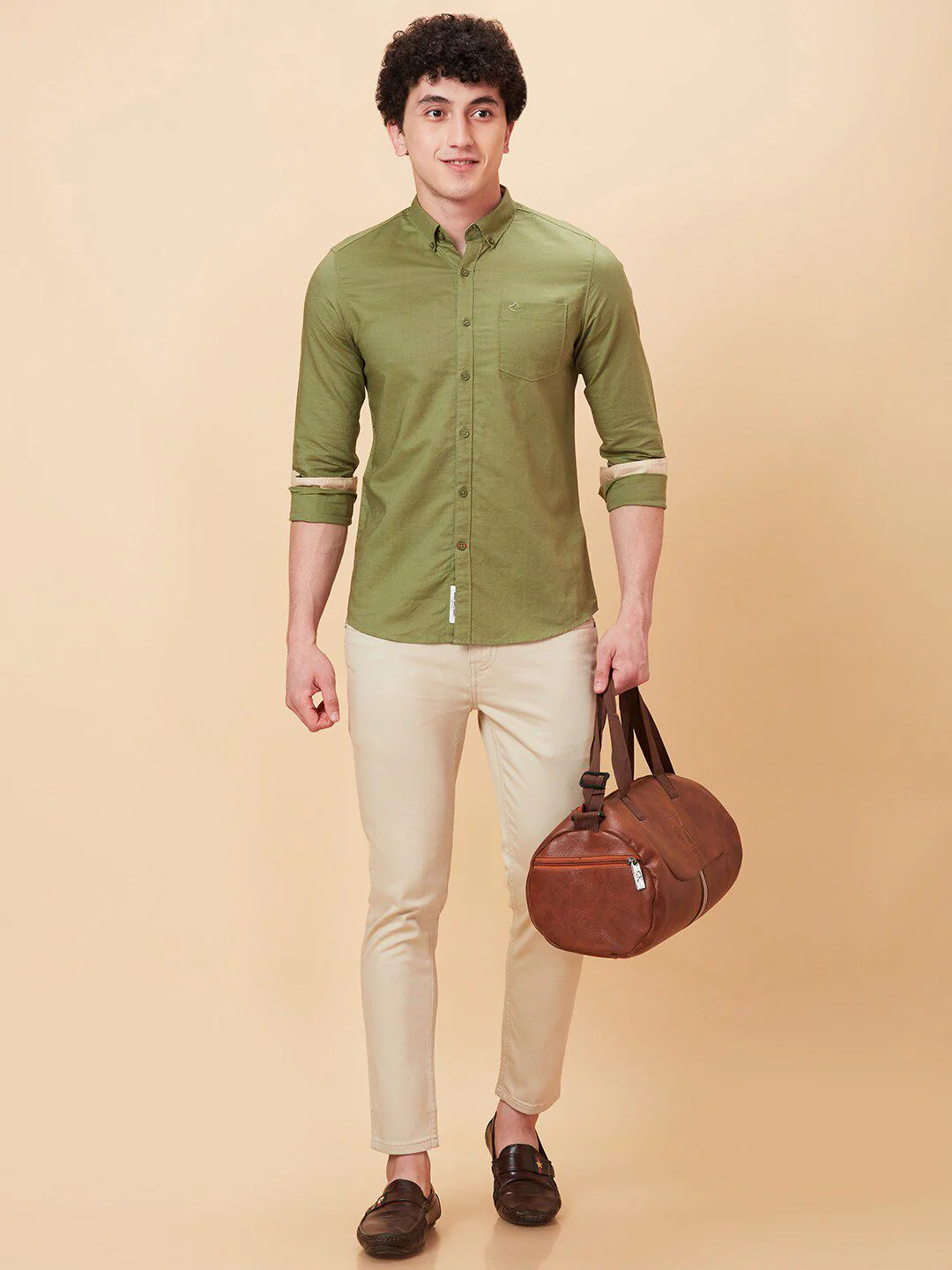 Being Human Slim Fit Button-Down Collar Long Sleeves Casual Shirt - Image 4