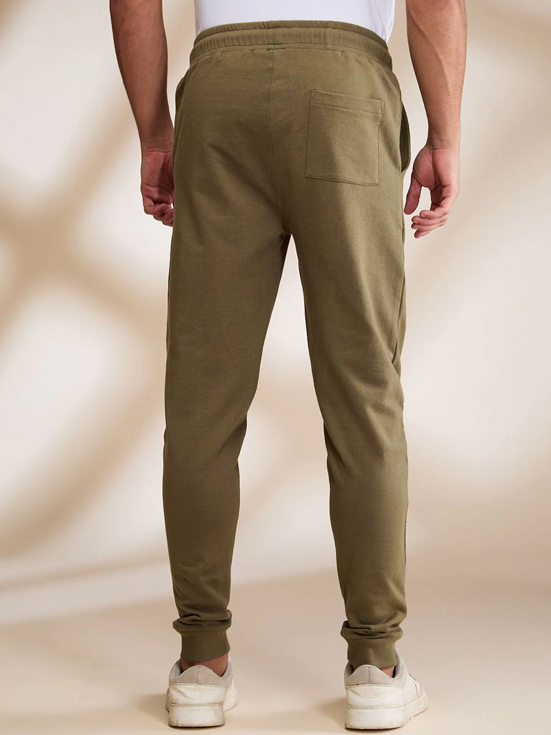 Being Human Solid Men Mid-Rise Joggers - Image 3