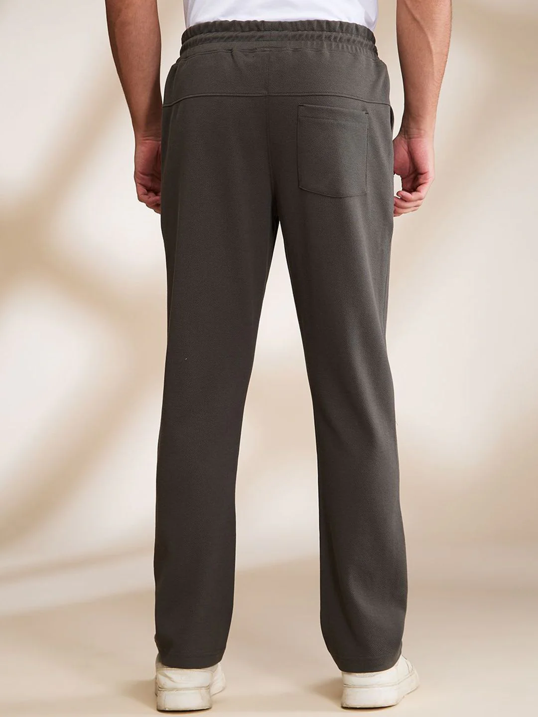 Being Human Solid Men Mid-Rise Track Pants - Image 3