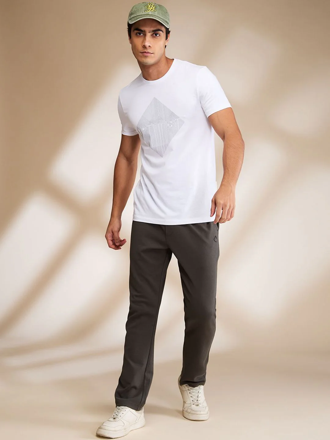 Being Human Solid Men Mid-Rise Track Pants - Image 4