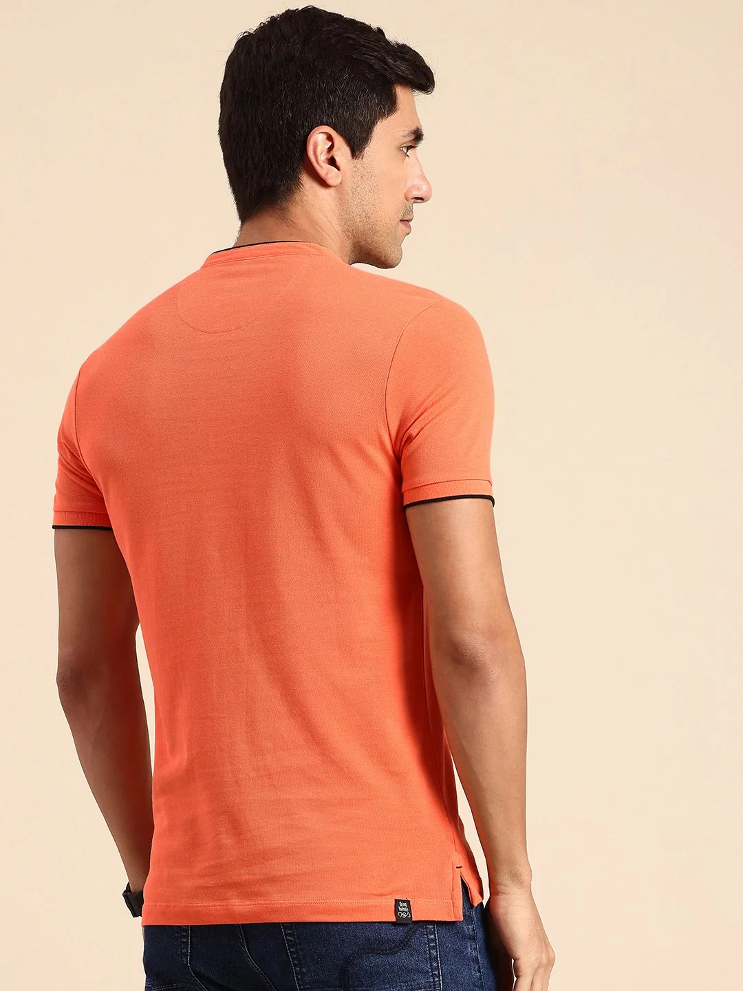 Being Human Solid Pure Cotton T-shirt - Image 5