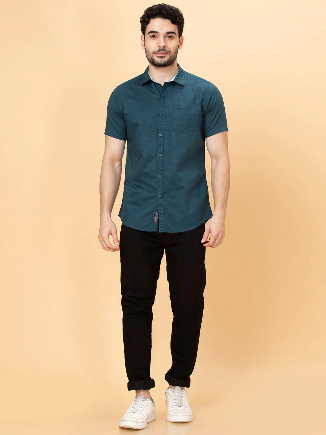Being Human Spread Collar Slim Fit Casual Shirt - Image 4