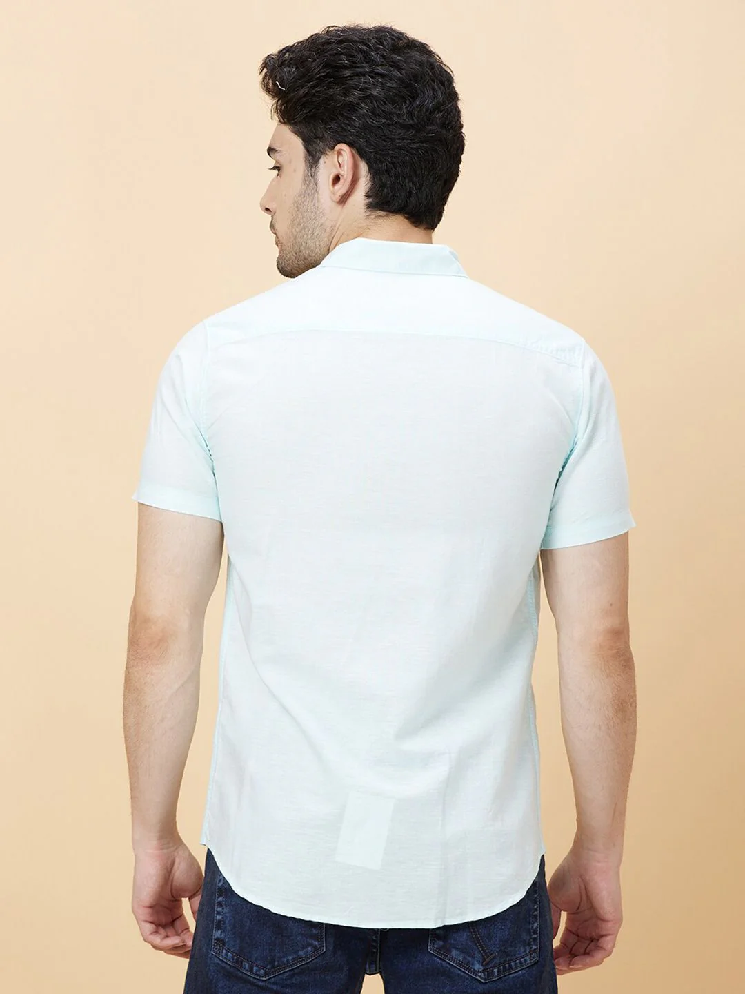Being Human Spread Collar Slim Fit Cotton Casual Shirt - Image 5