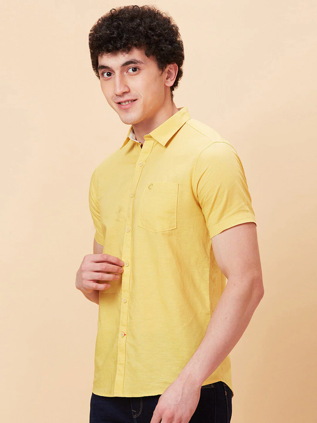 Being Human Spread Collar Slim Fit Cotton Casual Shirt - Image 3