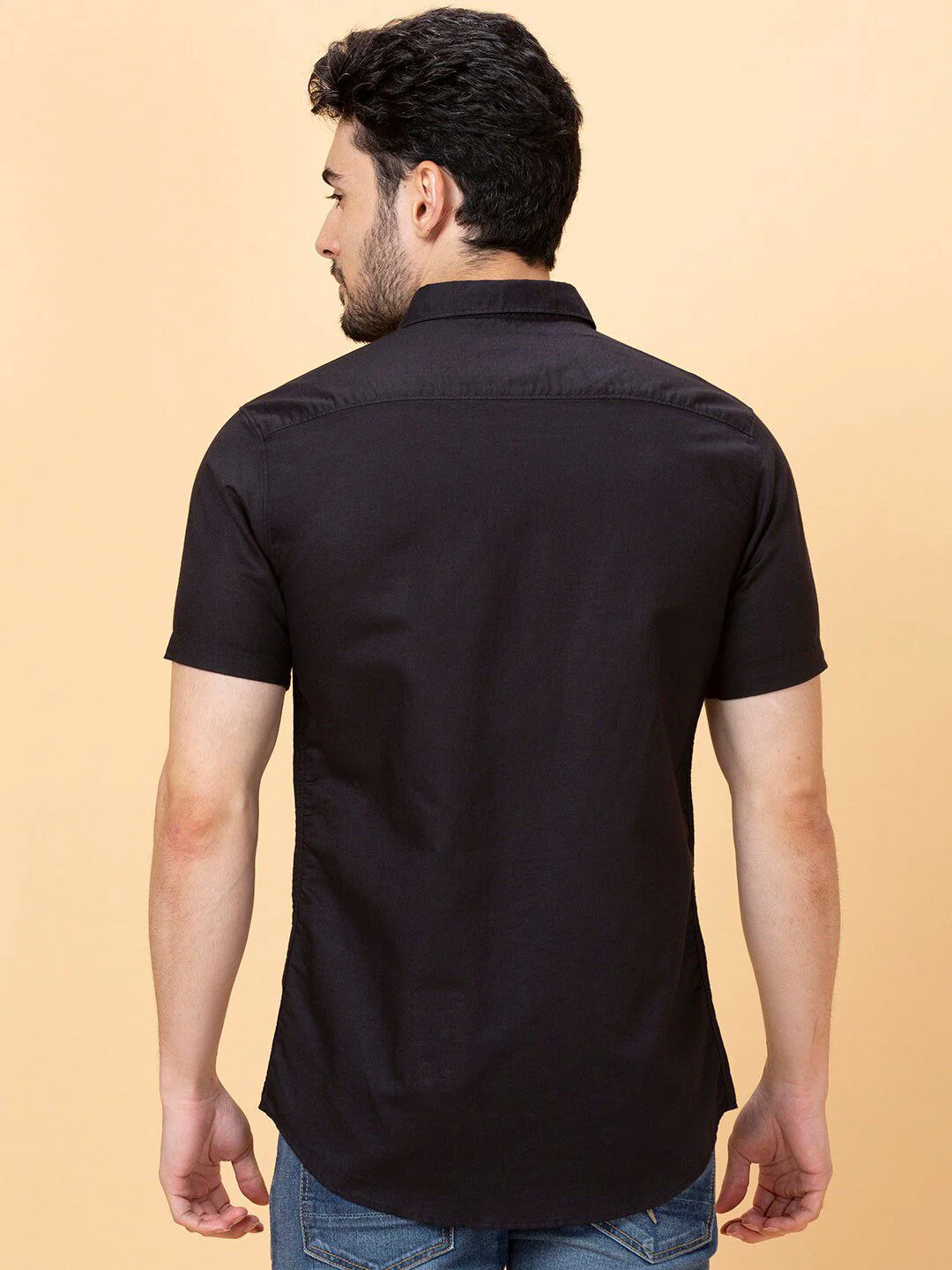 Being Human Spread Collar Slim Fit Cotton Casual Shirt - Image 5
