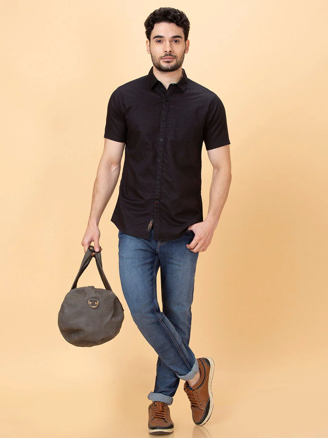 Being Human Spread Collar Slim Fit Cotton Casual Shirt - Image 6