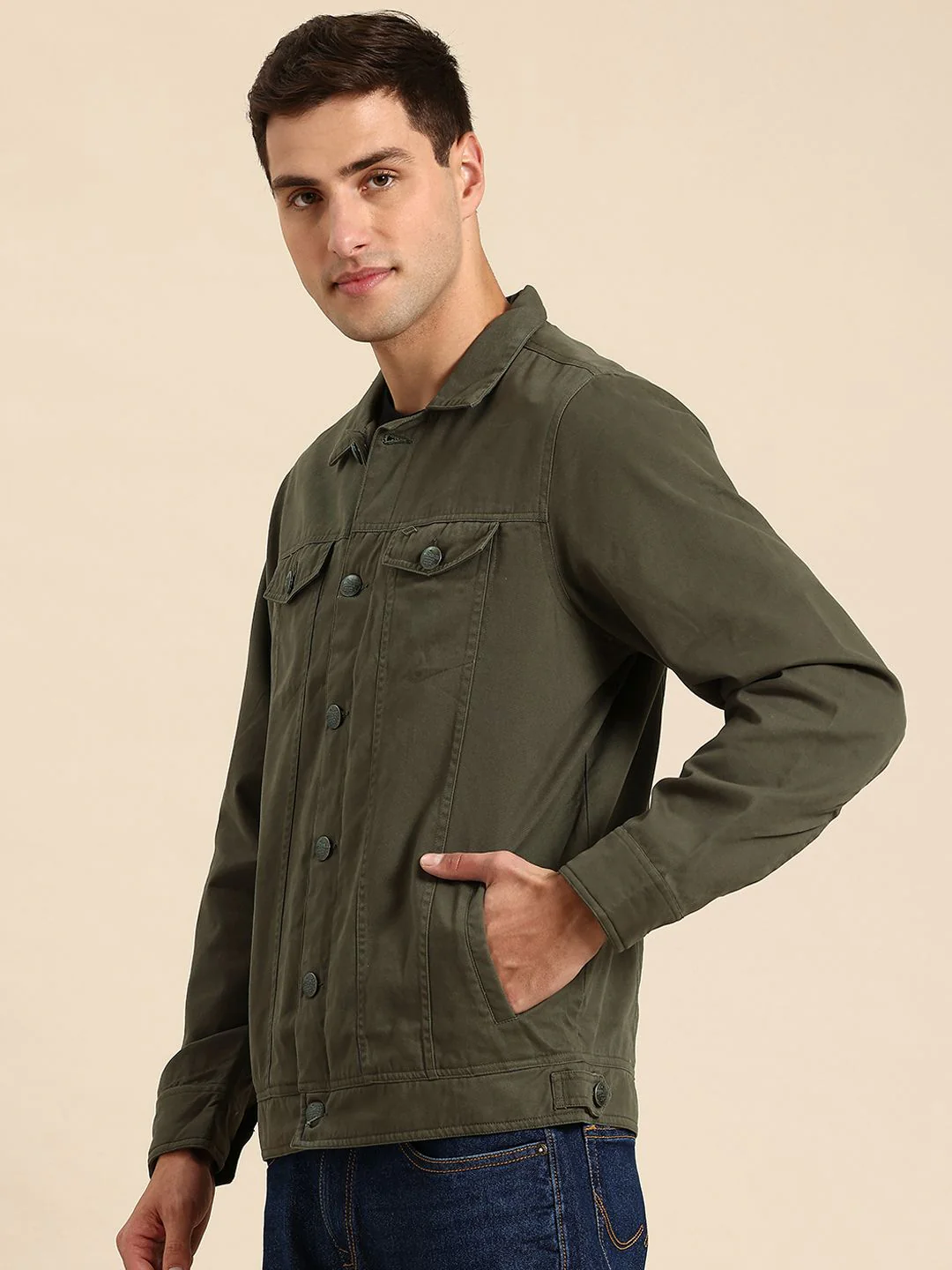 Being Human Spread Collar Tailored Jacket - Image 3